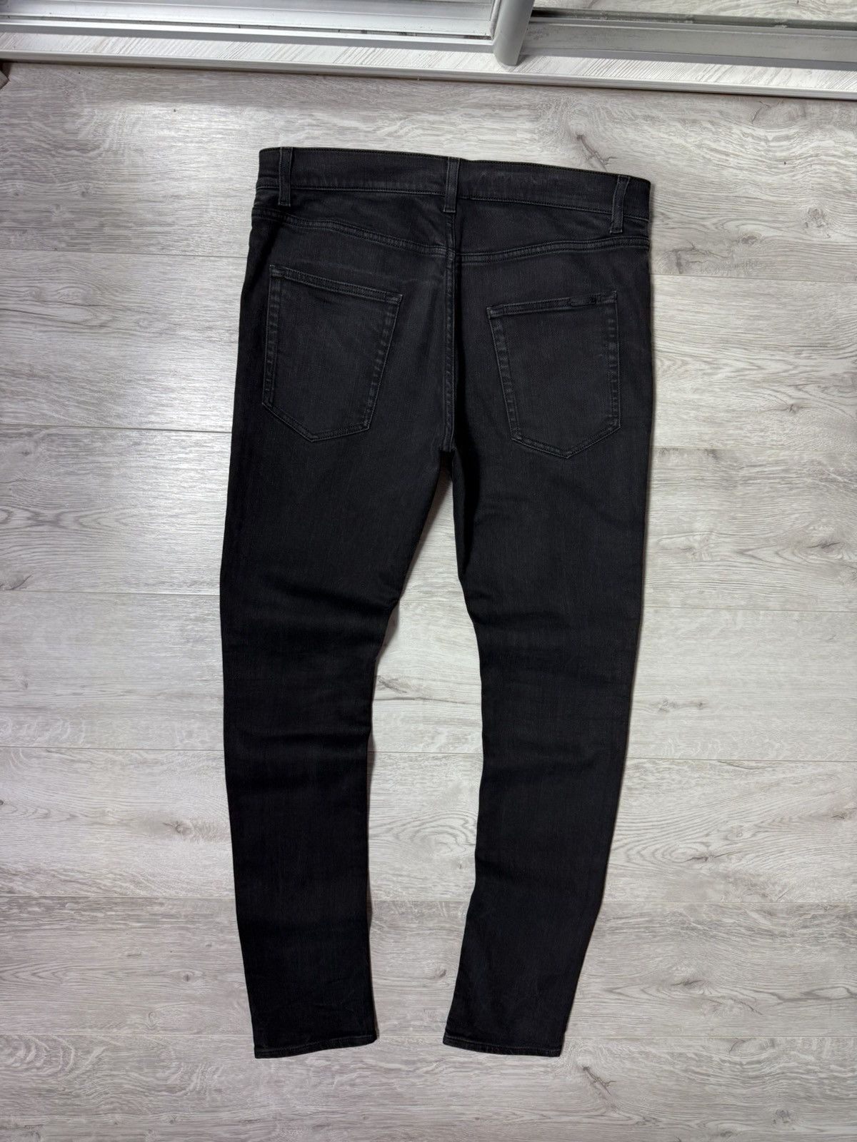 Saint Laurent Paris Saint Laurent Paris Washed Black D02 M/SK-LW Jean Denim Pant Size US 33 - 7 Thumbnail