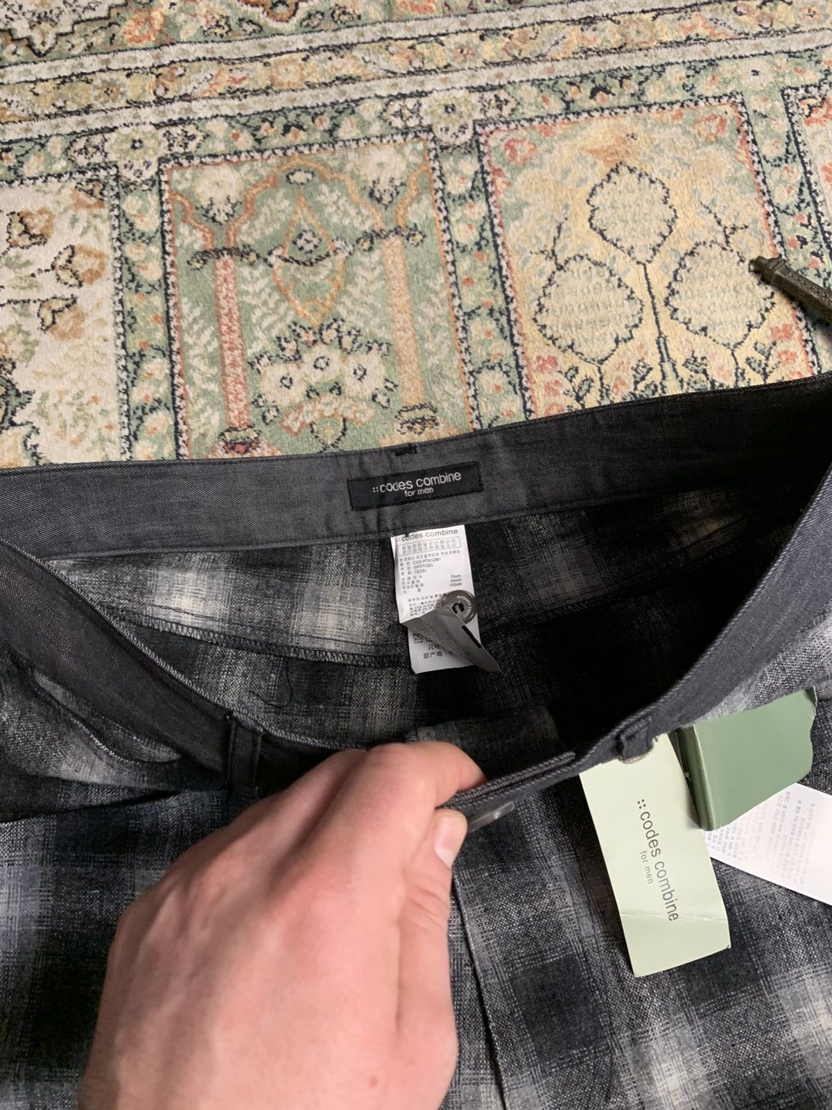 Hysteric Glamour × Japanese Brand Codes Combine Plaid Tartan Japanese Style Trousers Rare Size US 32 / EU 48 - 9 Thumbnail