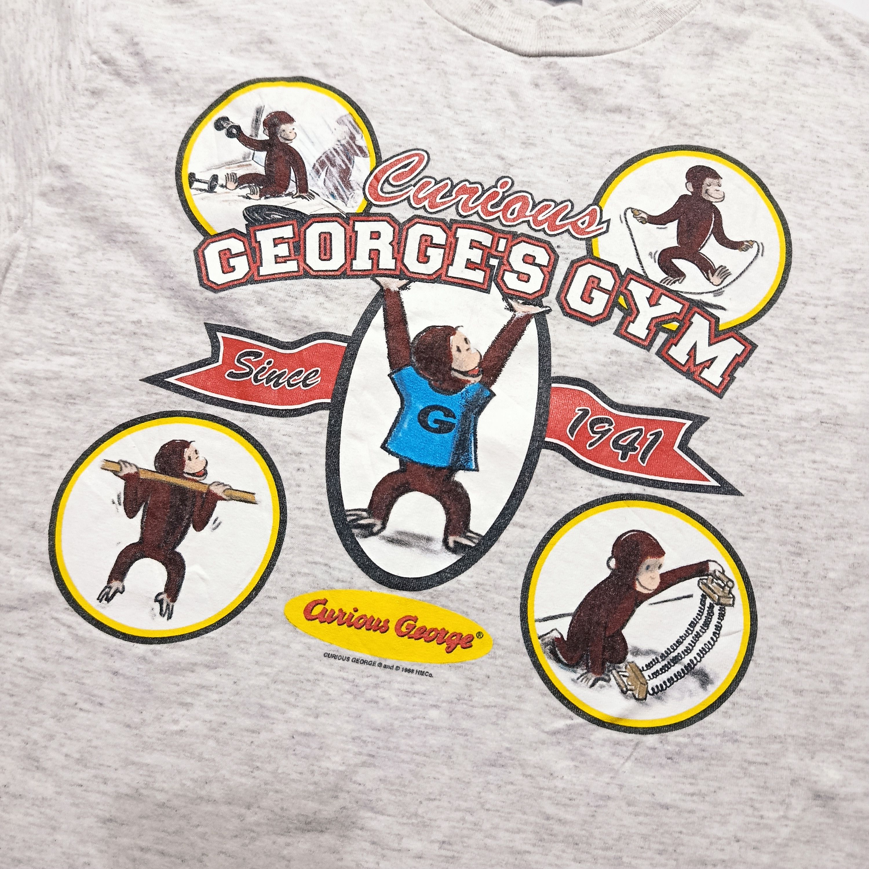 All Sport Curious George “George’s Gym” Vintage Tee Size US XS / EU 42 / 0 - 3 Thumbnail