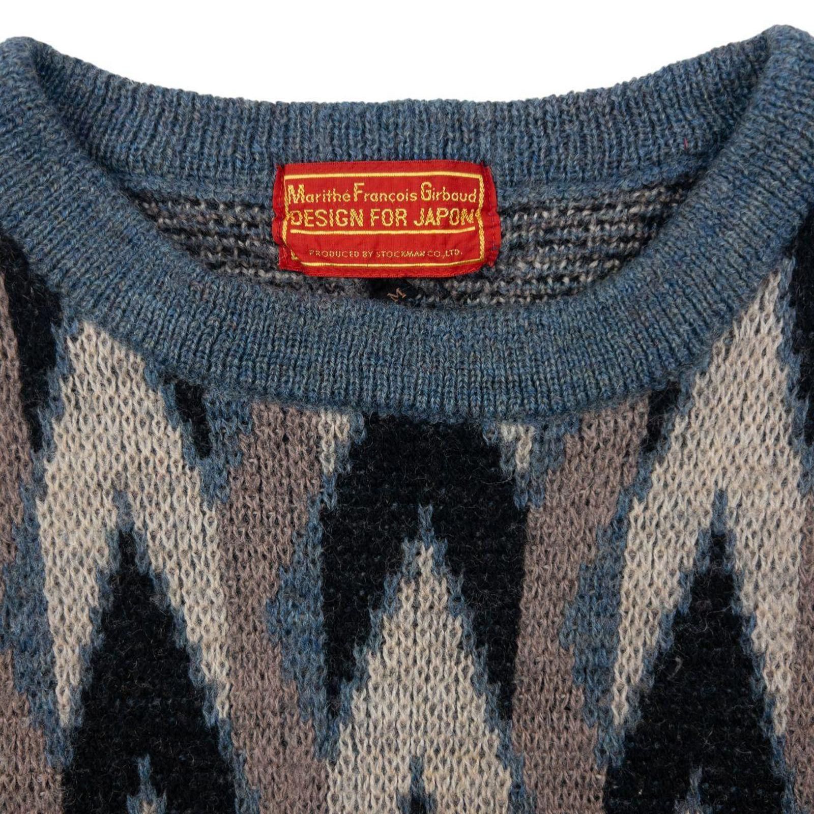 Marithe + Francois Girbaud Vintage 80s Marithe + Francois Girbaud Wool Knit Jumper M Size US M / EU 48-50 / 2 - 3 Thumbnail