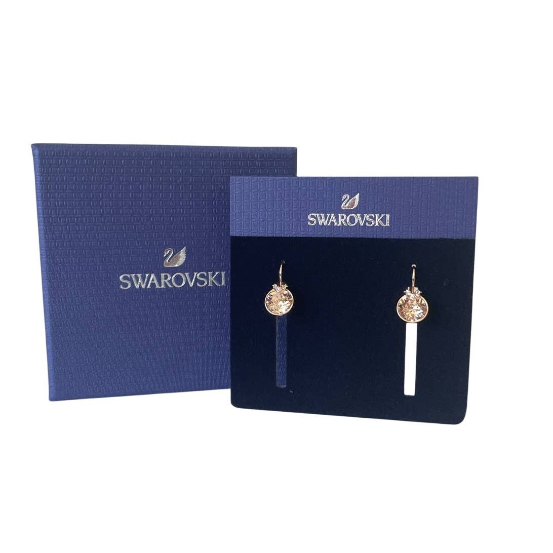 Swarovski Swarovski Bella Pierced Earrings Rose Gold Plated Size ONE SIZE - 1 Thumbnail