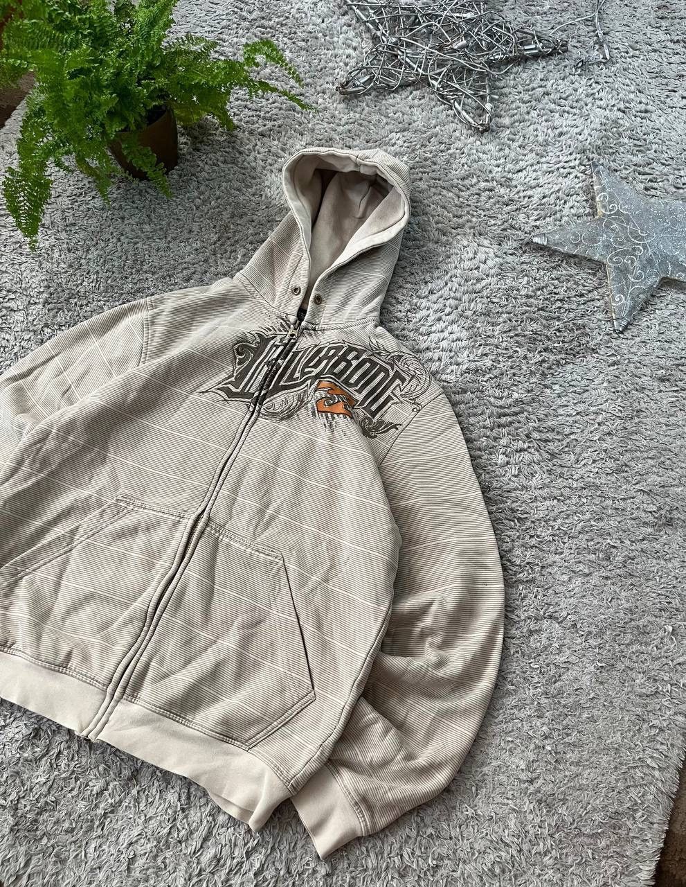 Billabong × Vintage 00s Billabong Zip-Hoodie Vintage Streetwear Big Logo Sk8 Y2k Size US S / EU 44-46 / 1 - 2 Thumbnail