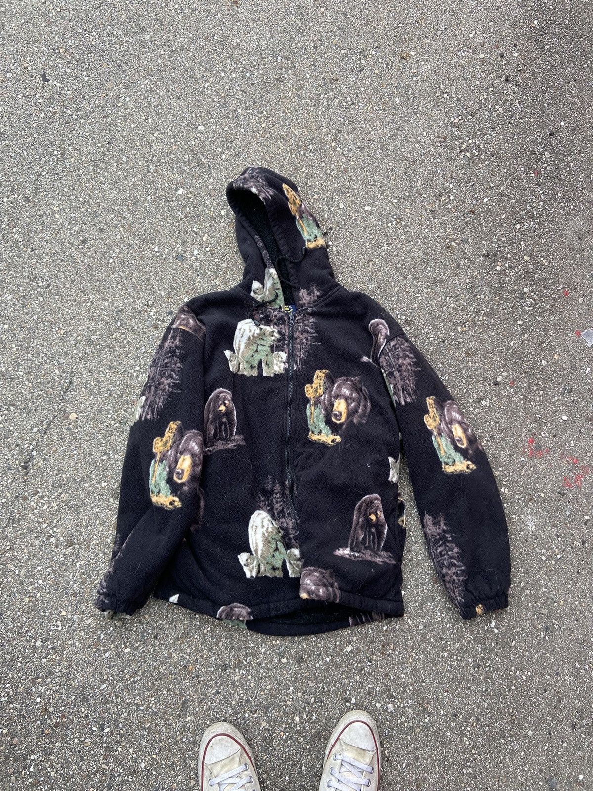 Vintage Vintage bear fleece jacket Size US XL / EU 56 / 4 - 1 Thumbnail