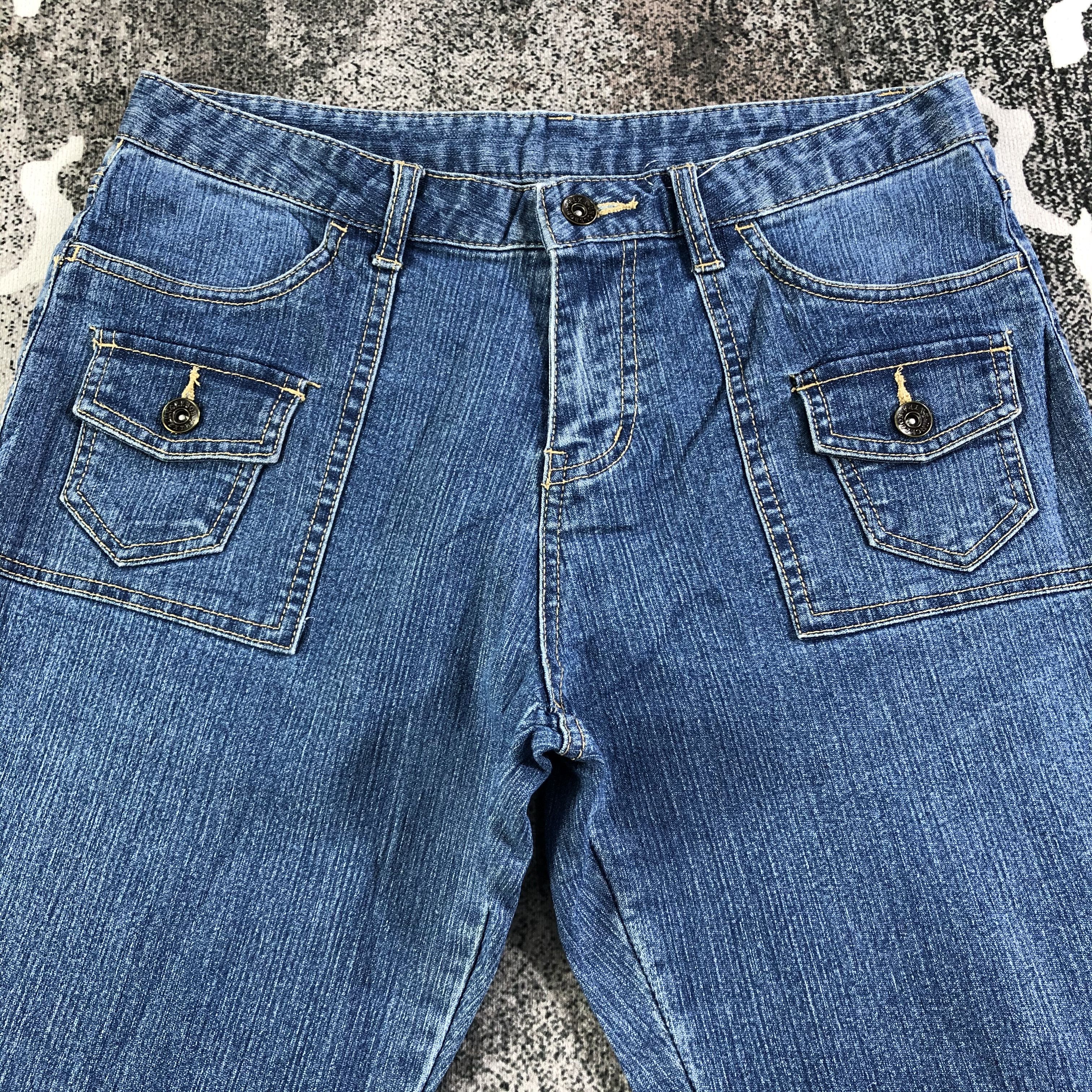 Japanese Brand Vintage Japanese Brand Bush Pants Flared Jeans Kj2067 Size US 29 - 3 Thumbnail
