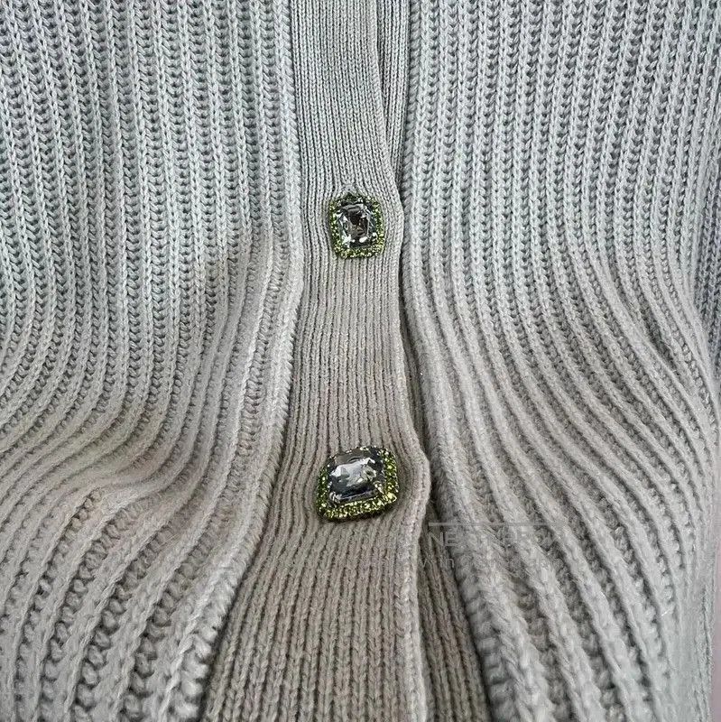Miu Miu Miu Miu Light Blue Cotton Long Sleeve Pullover . Size XXS / US 00 / IT 34 - 5 Thumbnail