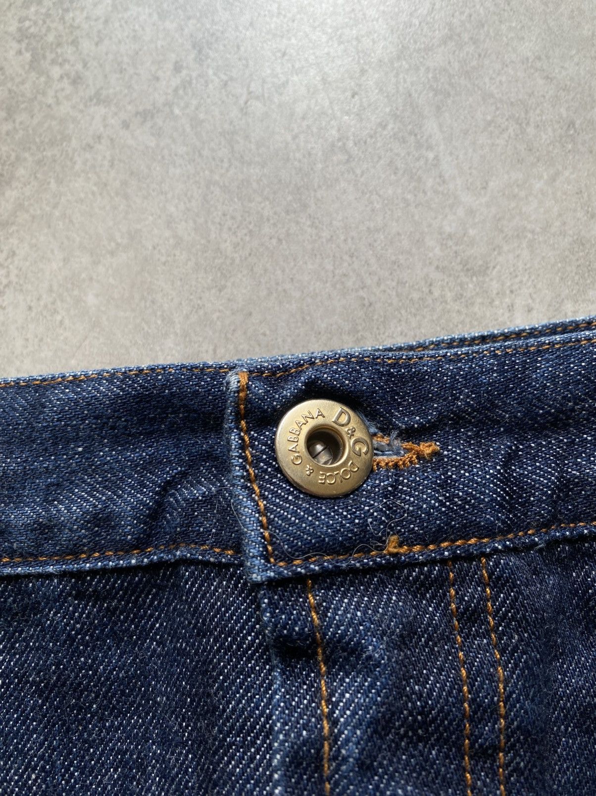 Dolce & Gabbana Vintage Dolce & Gabbana Skirt Denim Y2K like Versace Size 32" / US 10 / IT 46 - 4 Thumbnail