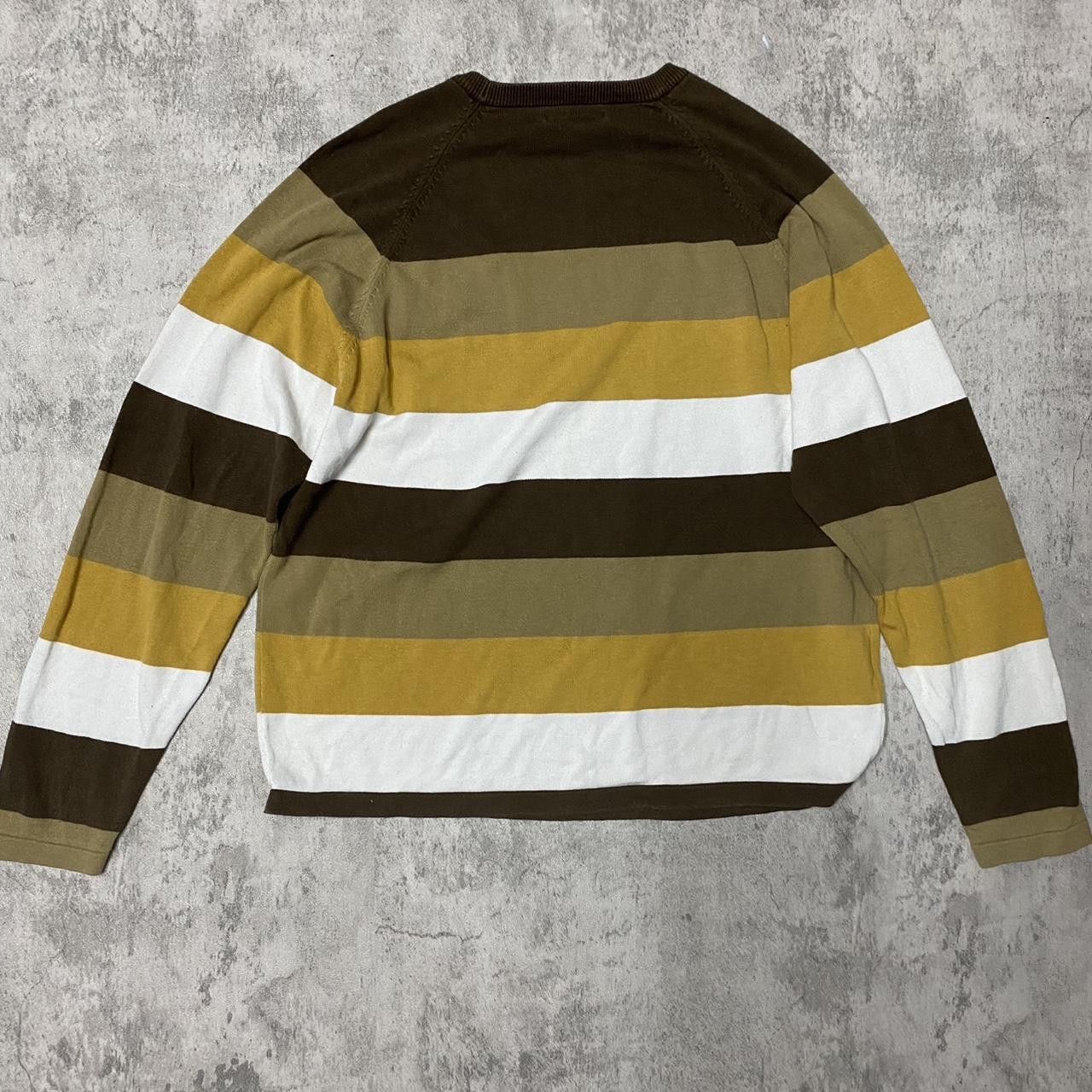 Fred Perry Brown and white striped Fred Perry long sleeve top #retro Size US M / EU 48-50 / 2 - 5 Thumbnail