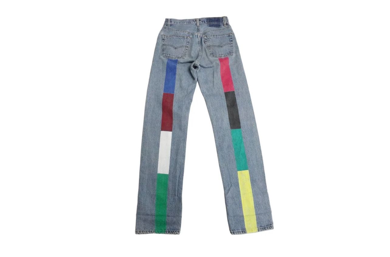 Levi's Vintage Clothing Levi's Back Paint Denim Pants 501 Size 29" - 4 Thumbnail