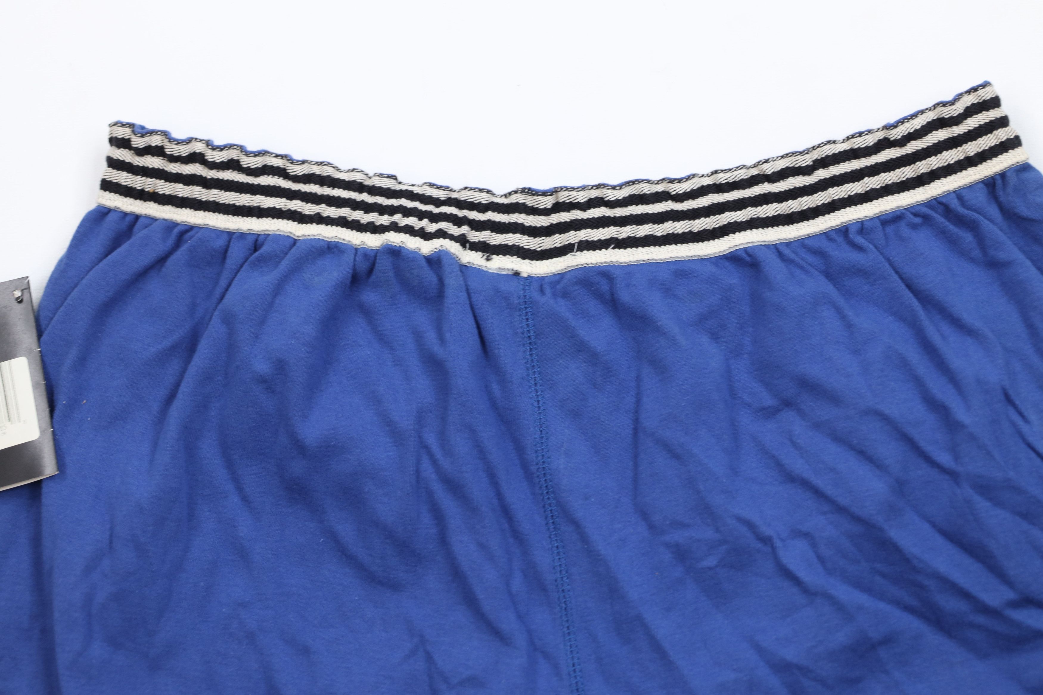 Adidas Deadstock Vintage 90s Adidas Striped Above Knee Shorts Blue Size US 36 / EU 52 - 13 Thumbnail