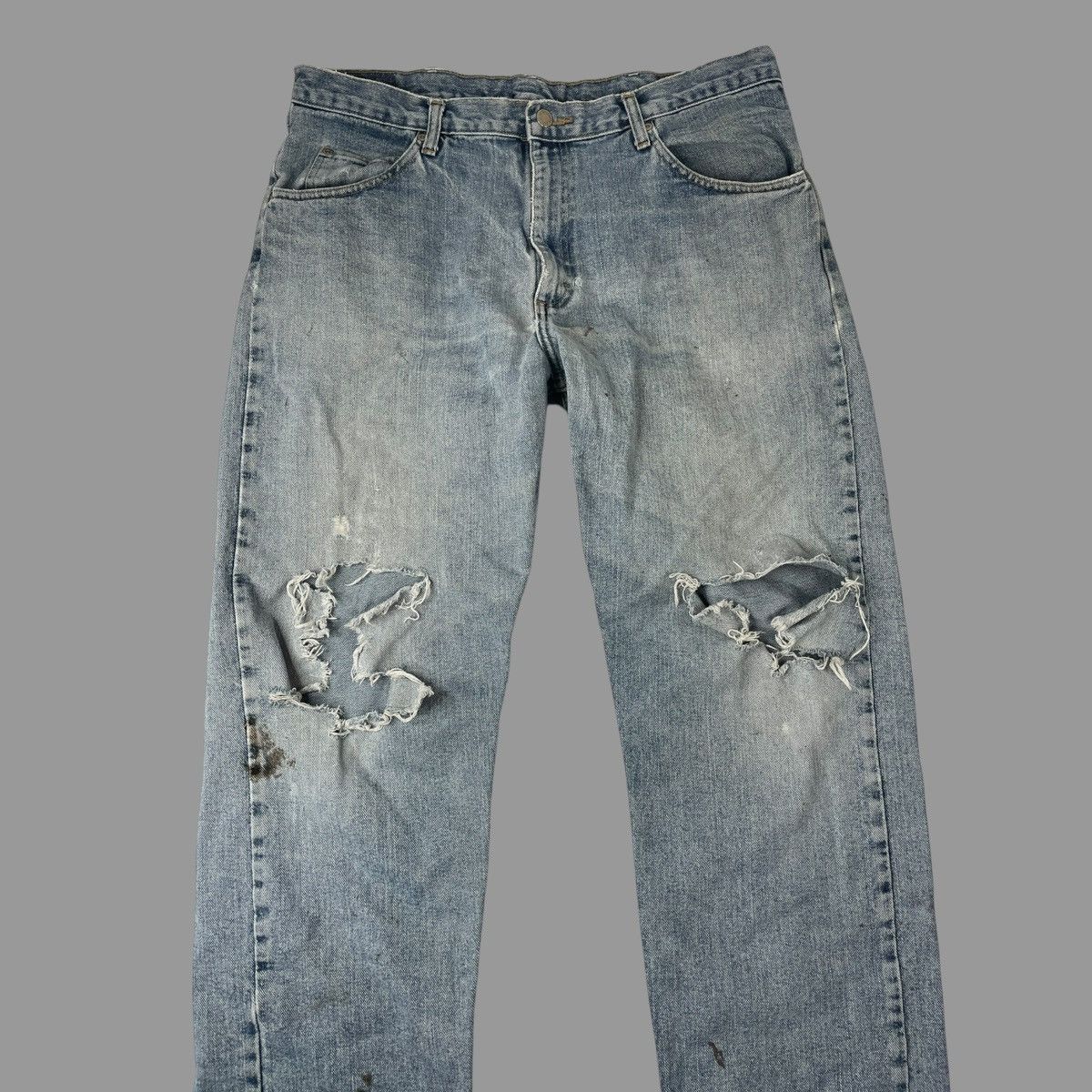 Vintage × Wrangler Vintage faded thrashed denim jeans Size US 36 / EU 52 - 3 Thumbnail