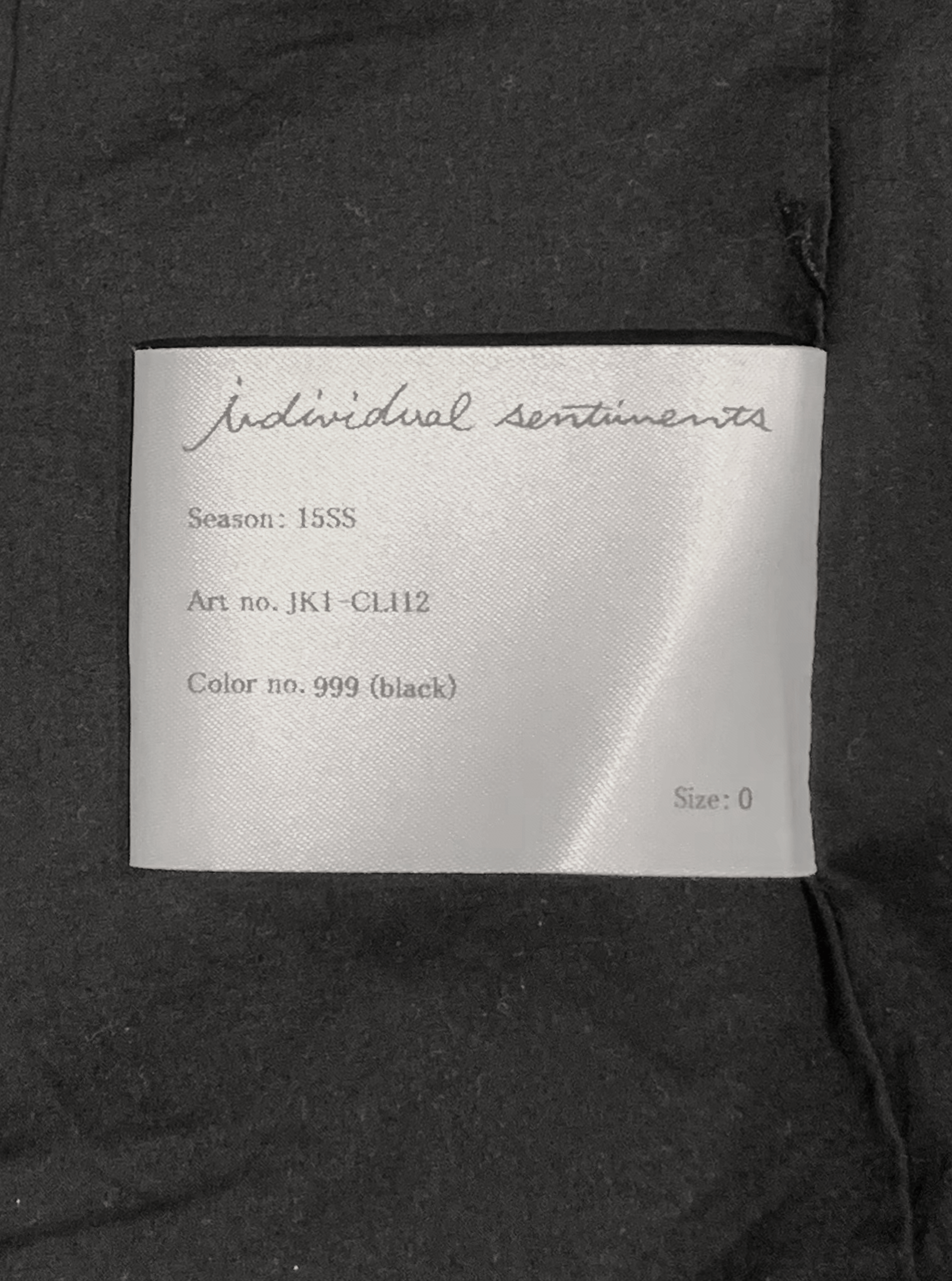 Individual Sentiments SS16 Hiyoku Single Breasted Blazer Jacket Cotton Linen Size US S / EU 44-46 / 1 - 9 Thumbnail