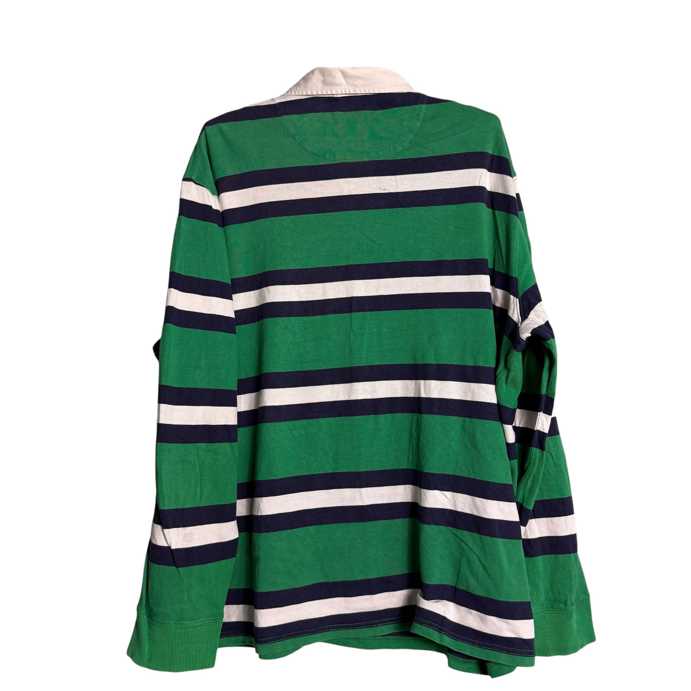 Polo Ralph Lauren 🔥RARE🔥Vintage Polo Ralph Lauren Stripes L/S Rugby Shirt Size US XL / EU 56 / 4 - 3 Thumbnail