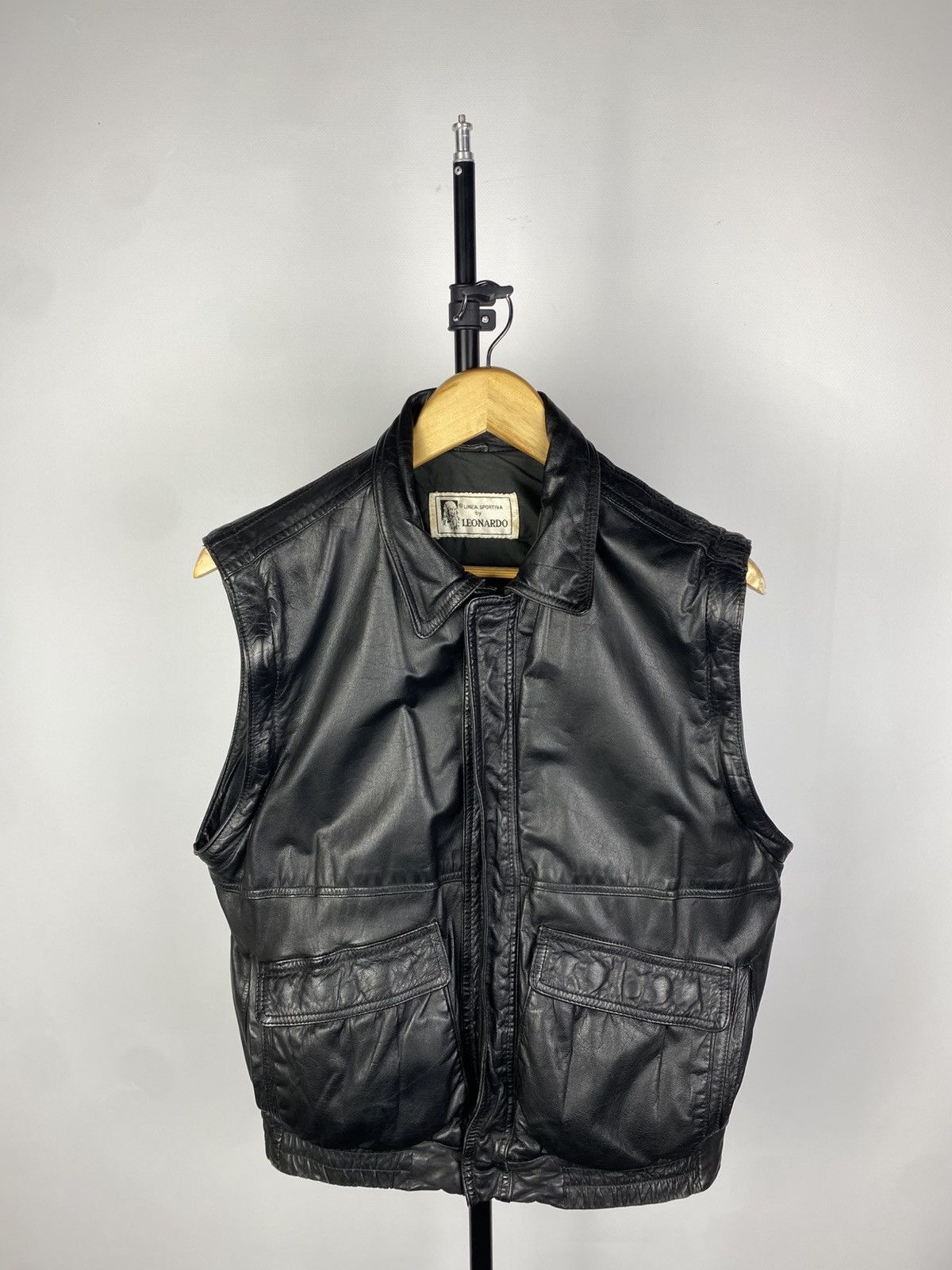 Other Avant Garde 90s Biker MOTO Leather Jacket Transformer Size US S / EU 44-46 / 1 - 10 Thumbnail