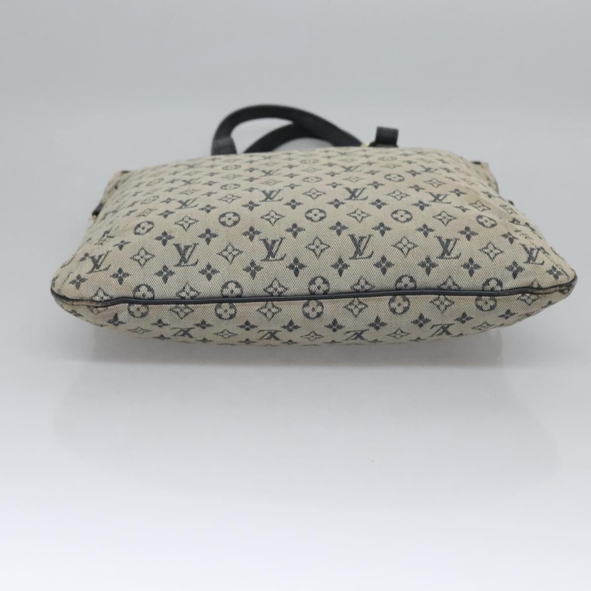 Louis Vuitton LOUIS VUITTON Monogram Mini Françoise Tote Bag Blue M92208 Size ONE SIZE - 5 Thumbnail