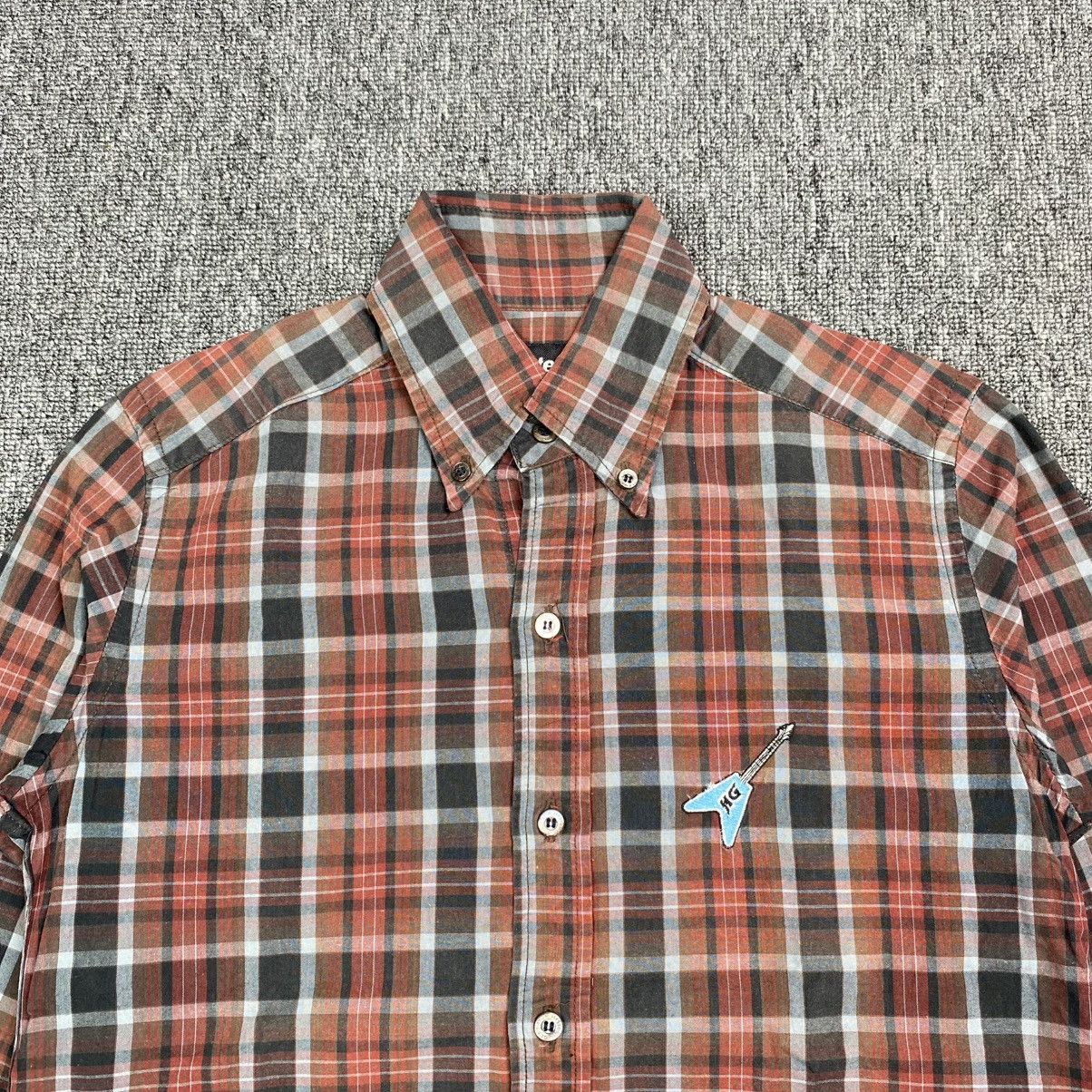 Hysteric Glamour × Japanese Brand hysteric glamour guitar plaid shirt button Size US M / EU 48-50 / 2 - 1 Thumbnail