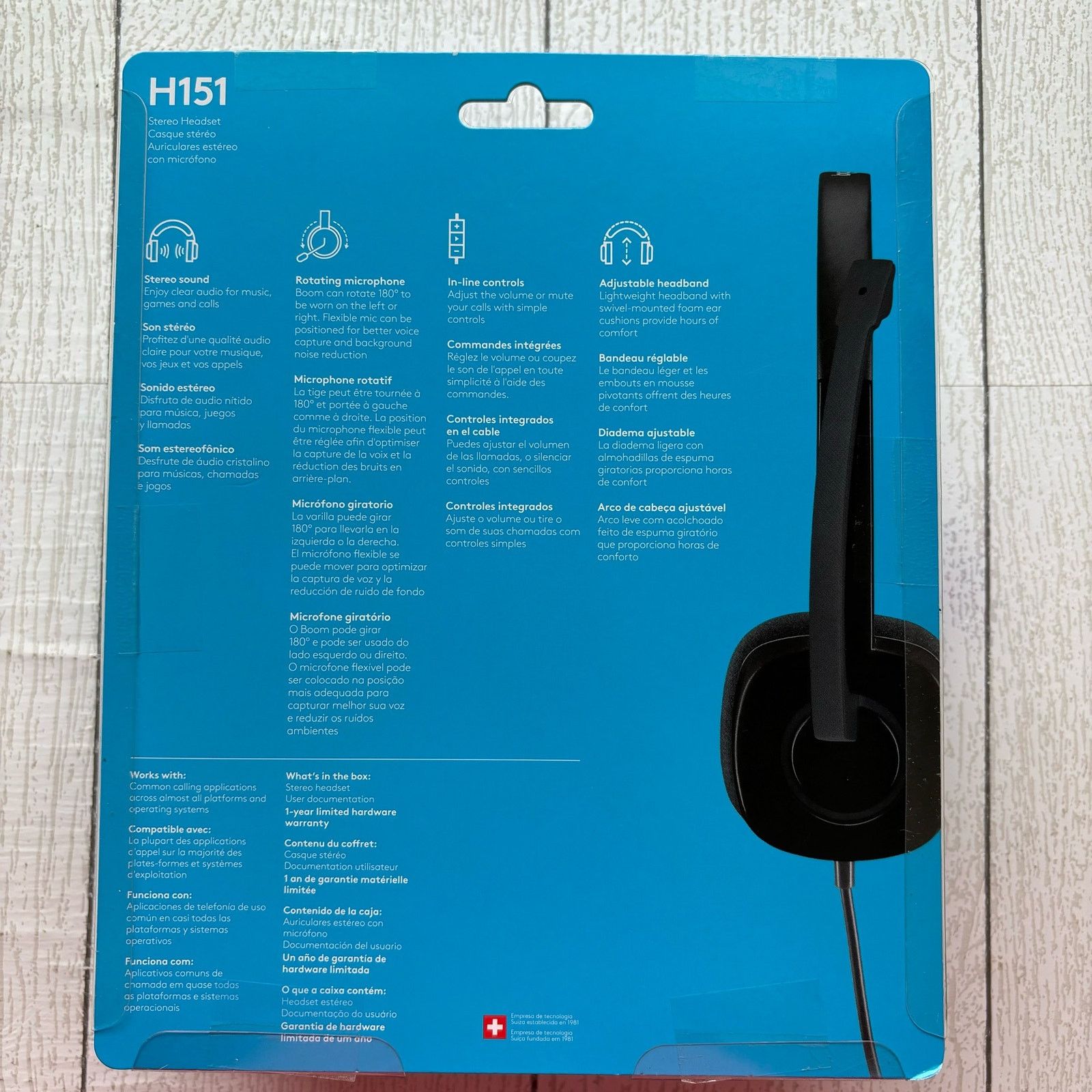 Other Logitech H151 Black Headset NIP Size ONE SIZE - 4 Thumbnail