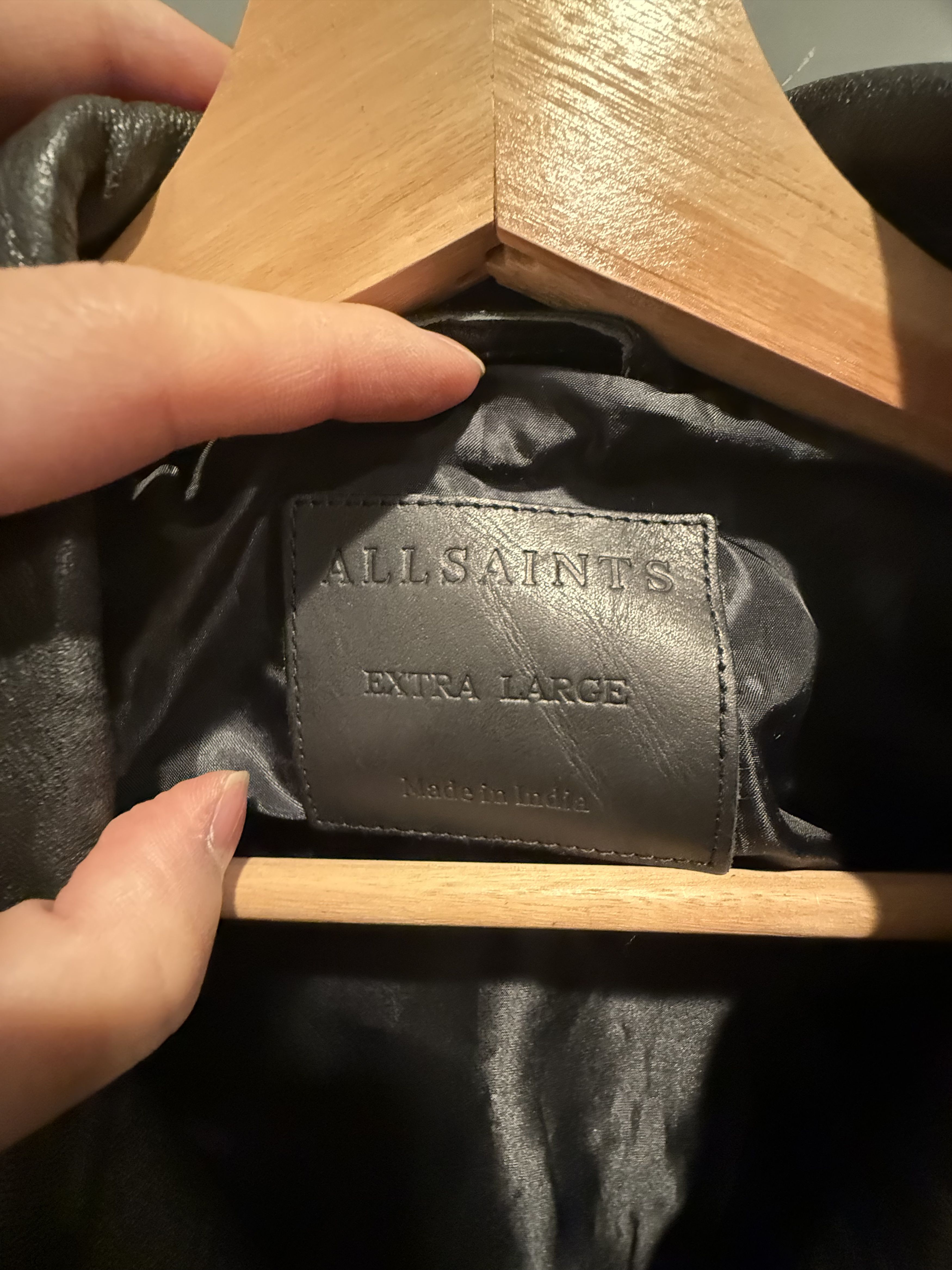 Allsaints All Saints Leather Jacket Size US XL / EU 56 / 4 - 3 Thumbnail