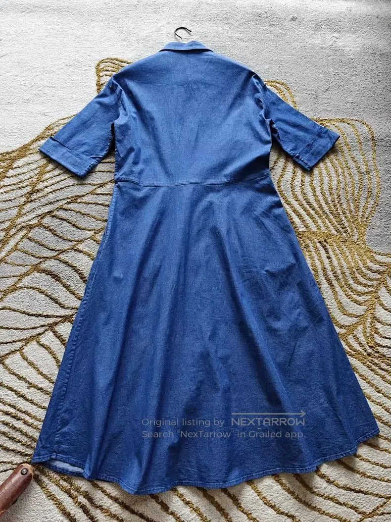 Loro Piana Loro Piana Denim Trench Dress. Size US M / EU 48-50 / 2 - 5 Thumbnail