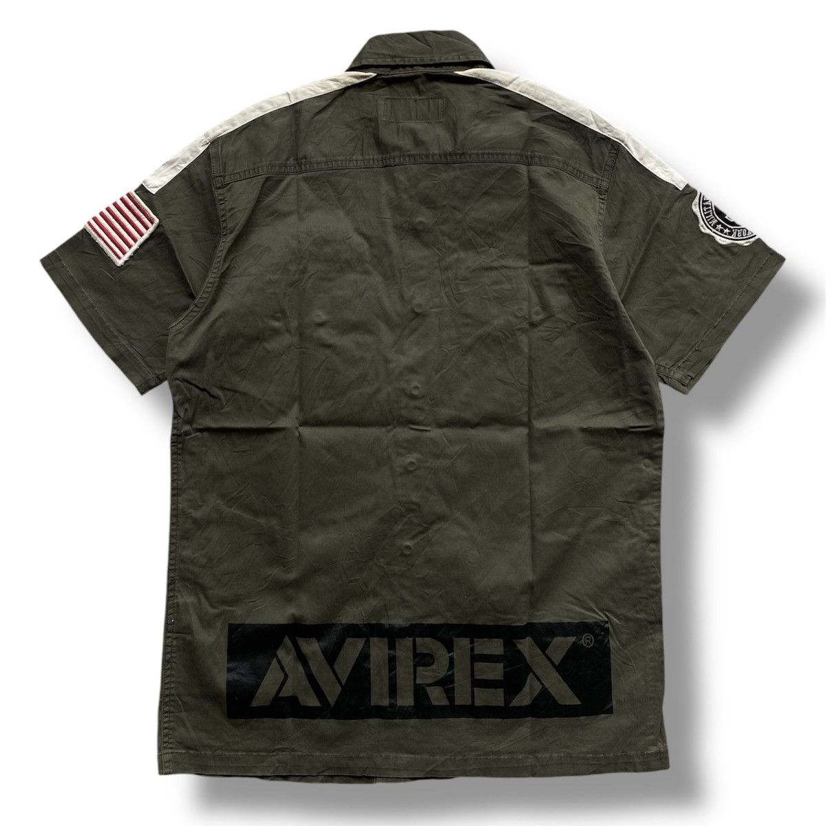 Avirex 🔥SICK AVIREX MILITARY WORK SHIRT ARMY. Size US M / EU 48-50 / 2 - 3 Thumbnail