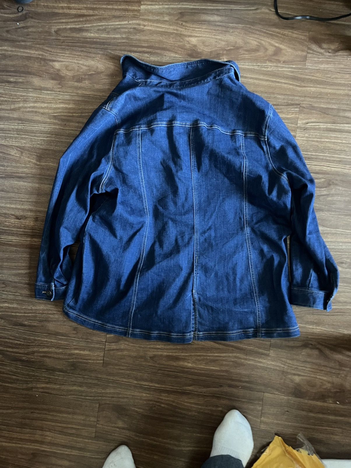 Vintage Catherine’s Blue Denim Jacket with a Relaxed Fit Size L / US 10 / IT 46 - 2 Thumbnail