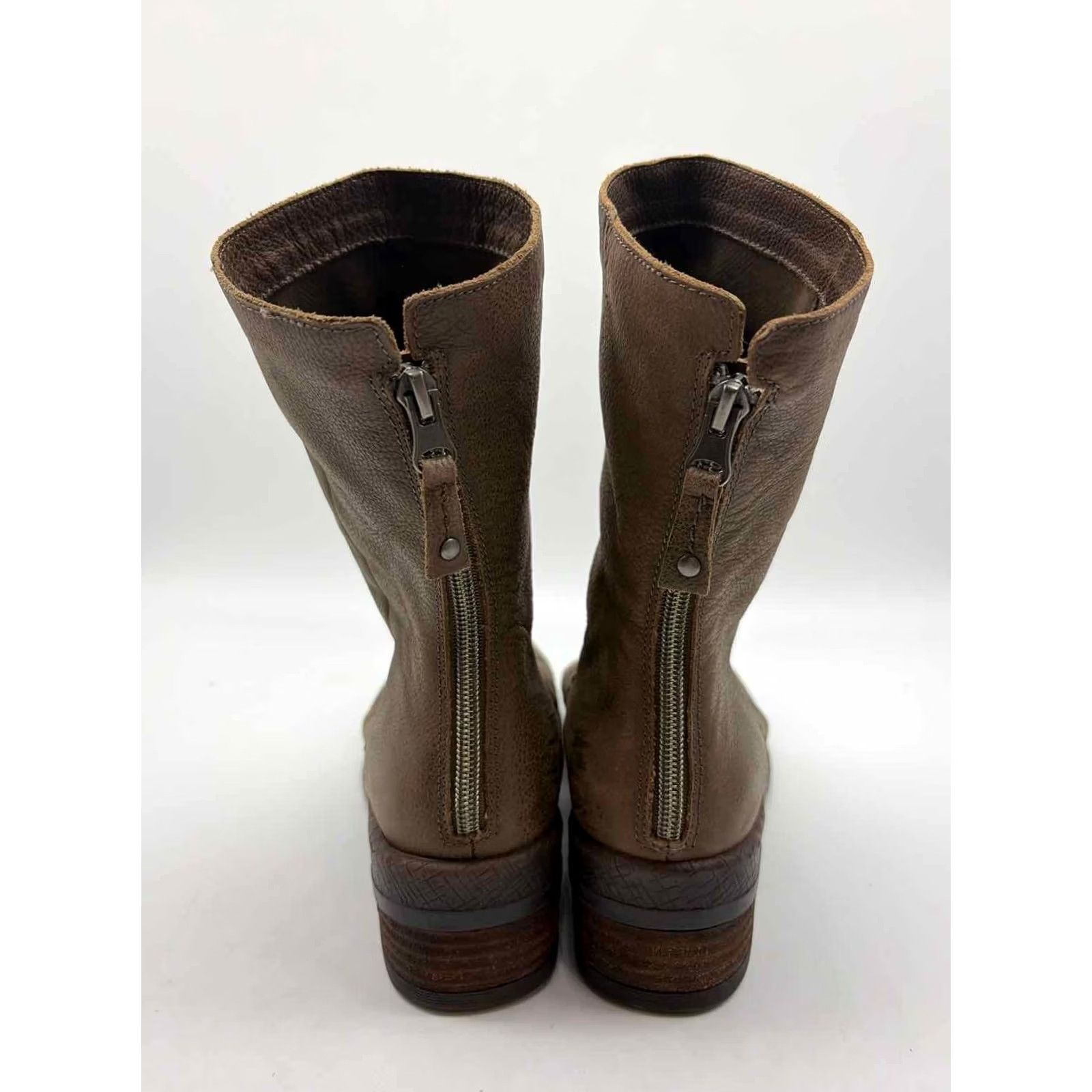 Vintage Pre-Owned OBT Brown Size 8 Ankle Boot Size US 8 / IT 38 - 3 Thumbnail