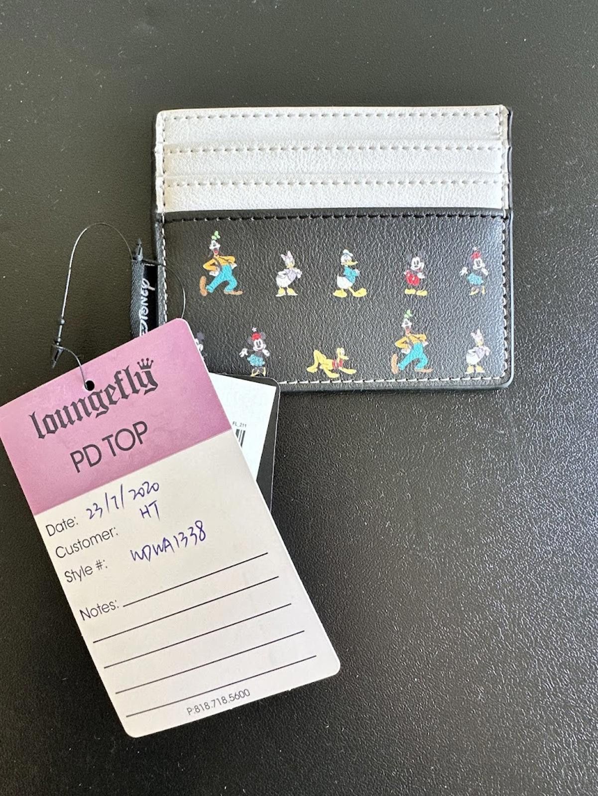 Other RARE "PD TOP" Loungefly Mickey & Friends Card Wallet Size ONE SIZE - 2 Thumbnail