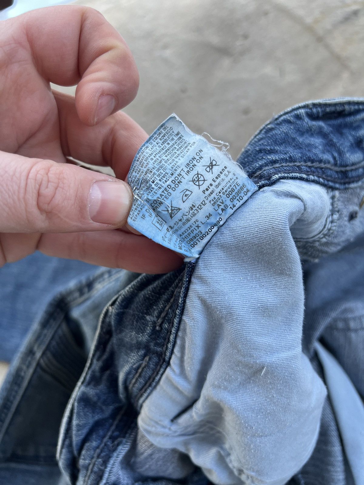 Diesel Vintage Diesel Jeans Size US 33 - 9 Thumbnail