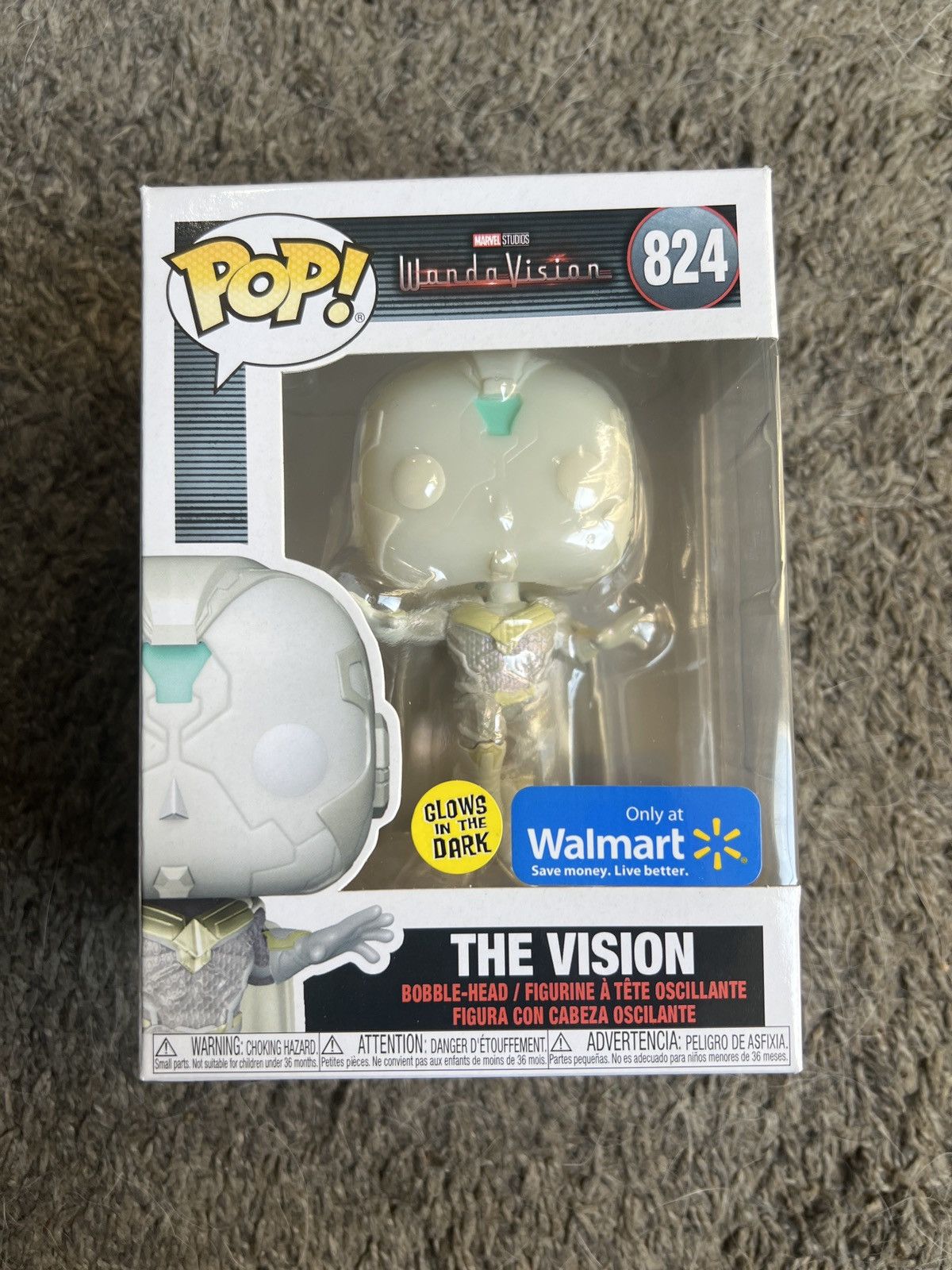 Marvel Comics Funko Pop! The Vision Bobble-Head Size ONE SIZE - 1 Thumbnail