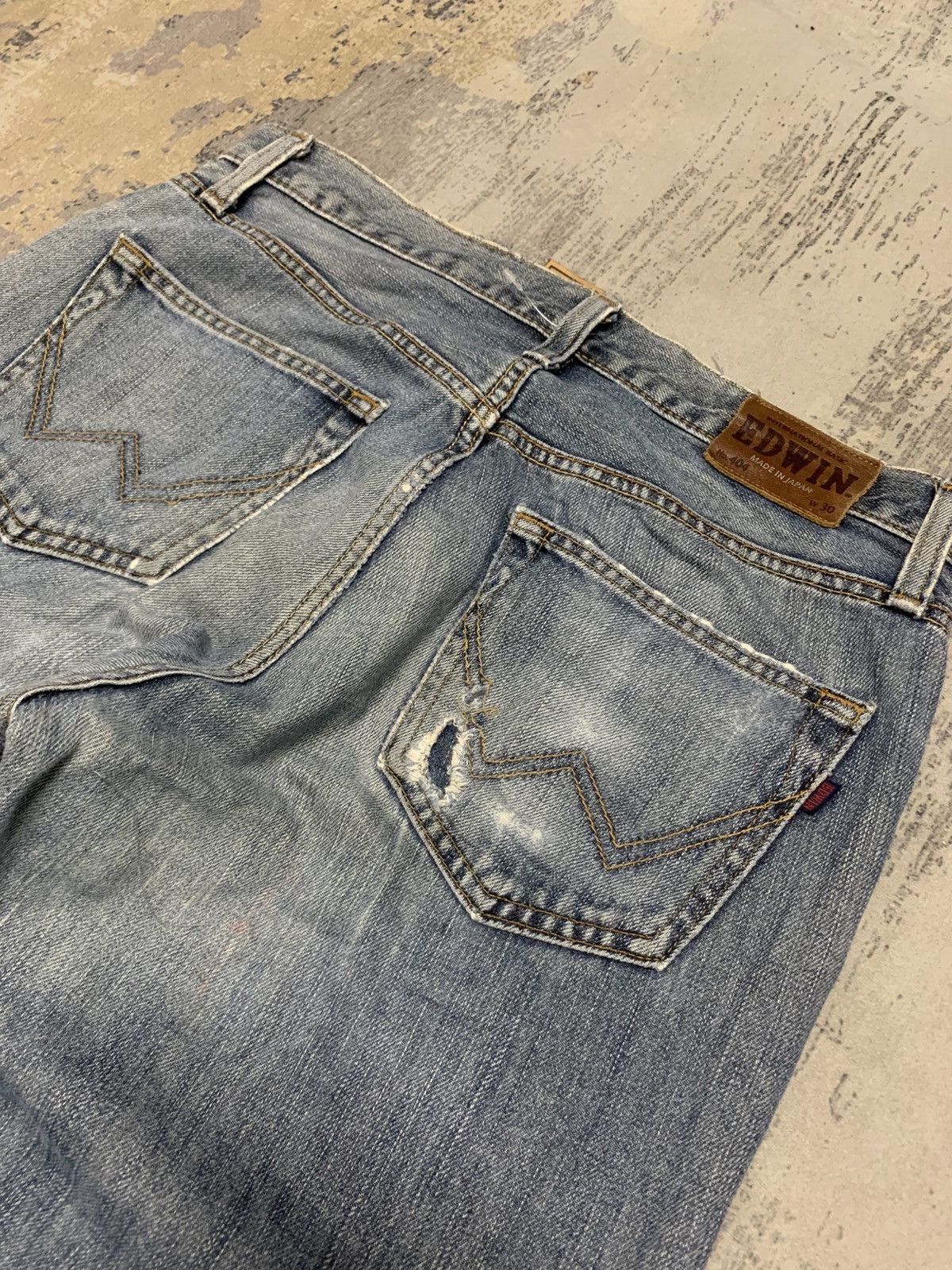 Japanese Brand Edwin Regular 404 Jeans Made In Japan Size 32x31 Size US 32 / EU 48 - 13 Thumbnail