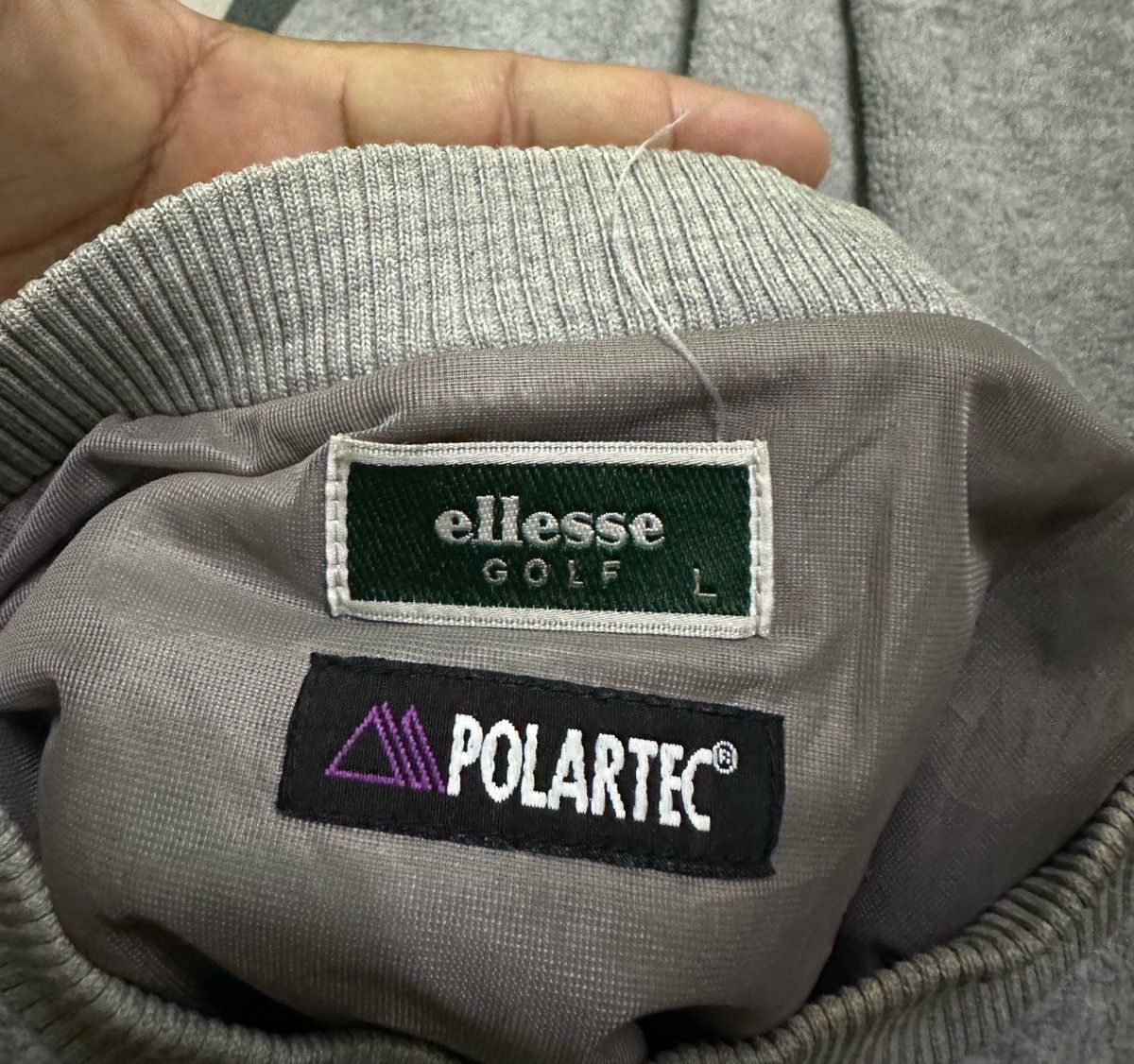 Ellesse Vintage 90s Ellesse golf polartec fleece sweatshirt Size US L / EU 52-54 / 3 - 5 Thumbnail