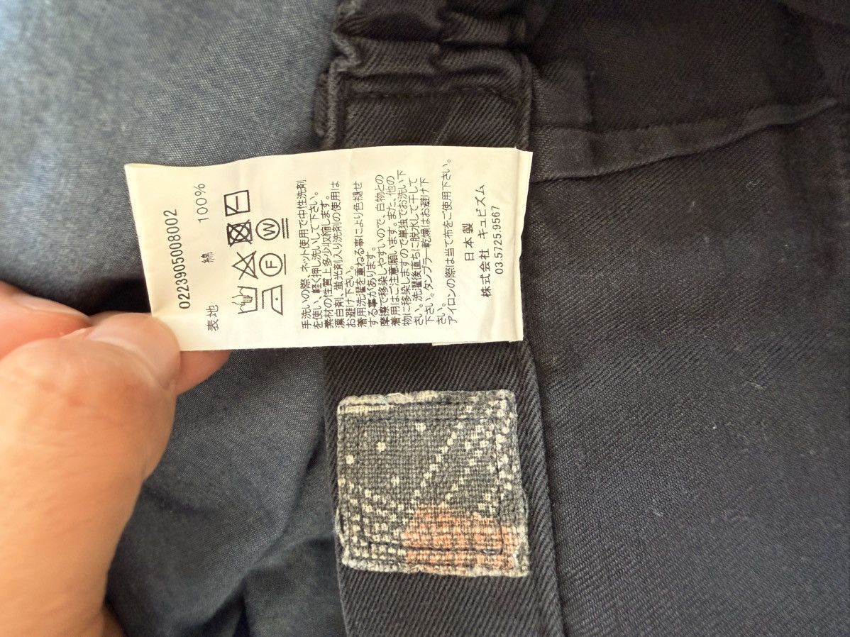 Visvim 23aw ict carrol pants dmgd blk