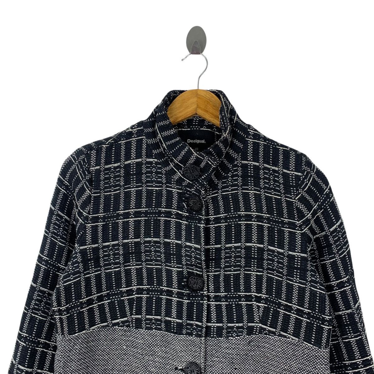 Desigual × Japanese Brand DESIGUAL Japanese Brand Designer Wool Long Coat Jacket Size US S / EU 44-46 / 1 - 4 Thumbnail