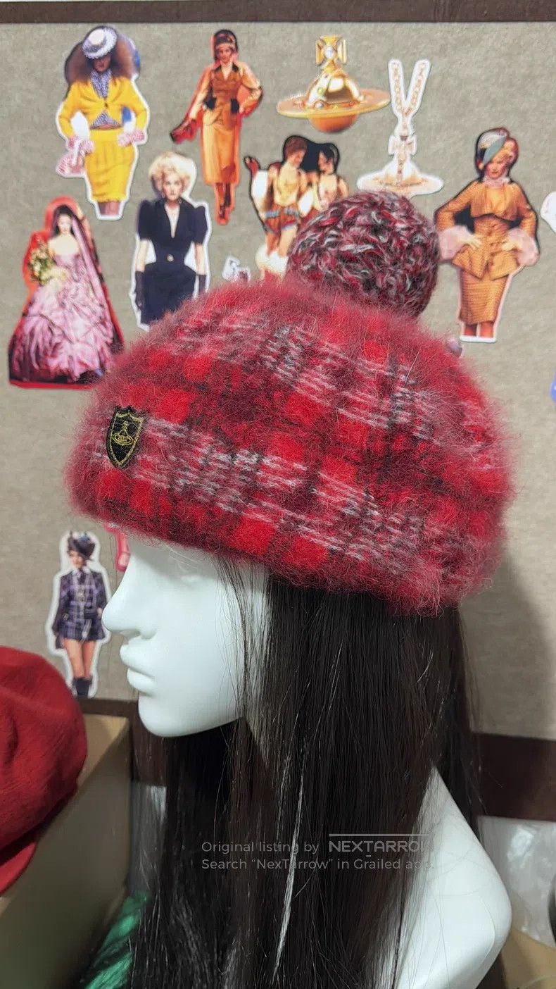 Vivienne Westwood Vivienne Westwood Vintage Red Pom-Pom Beret Size ONE SIZE - 2 Thumbnail