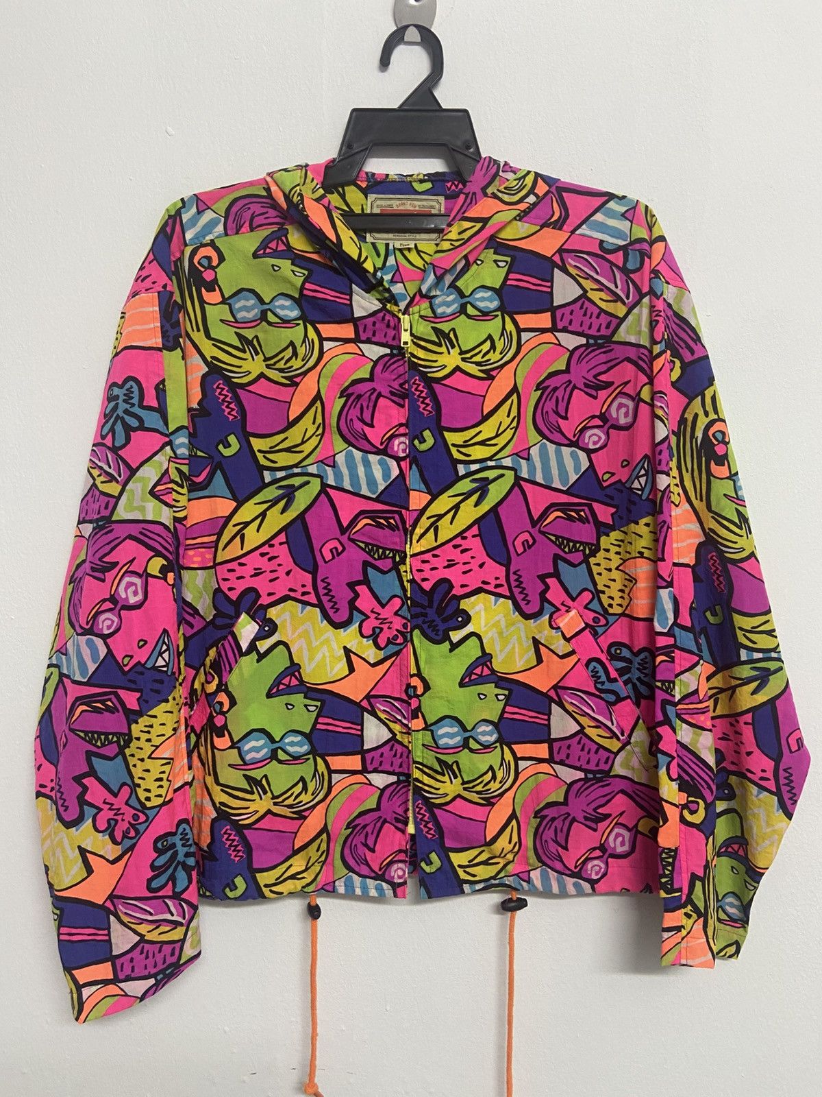 Japanese Brand Vintage Ulcolow Pattern Florescent Surf Jacket Size US M / EU 48-50 / 2 - 1 Thumbnail