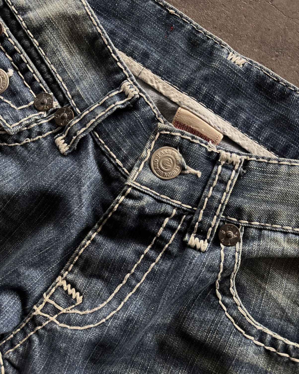 True Religion True Religion Wash Blue Flared Denim Pants Size US 30 / EU 46 - 5 Thumbnail