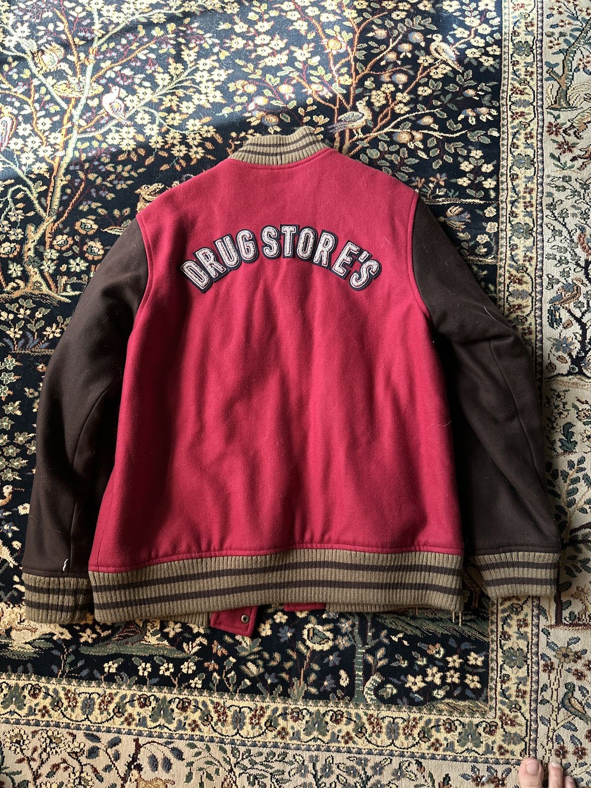 Other Drug Store’s Varsity Jacket Red Burgundy Size US L / EU 52-54 / 3 - 2 Thumbnail