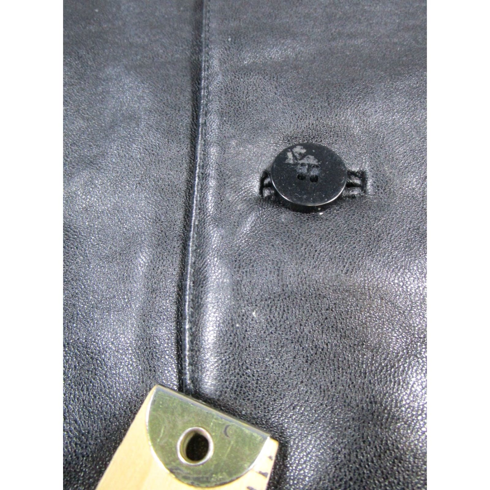 Vintage VINTAGE Pelle Studio Vest Mens XL Black Leather Button Up Jacket Coat Style Biker Hunting Riding Walking Mens Size US XL / EU 56 / 4 - 6 Thumbnail