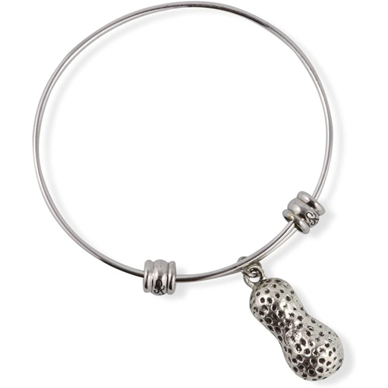 & Other Stories 3D Peanut Large Charm Bangle Bracelet Jewelry Size ONE SIZE - 1 Thumbnail