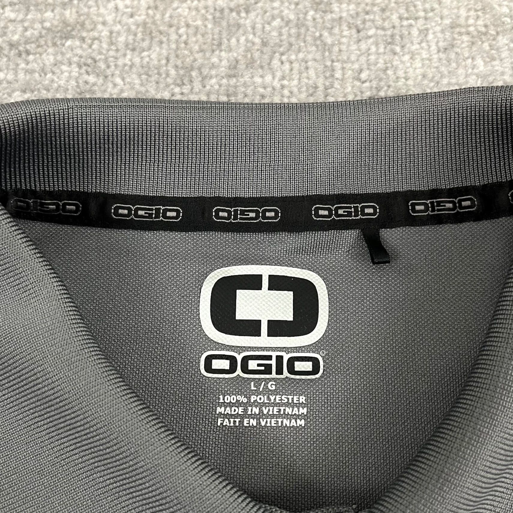 Vintage OGIO Polo Shirt Mens L Gray Employee Work Uniform Golf Sports Logo Shirt Size US L / EU 52-54 / 3 - 4 Thumbnail