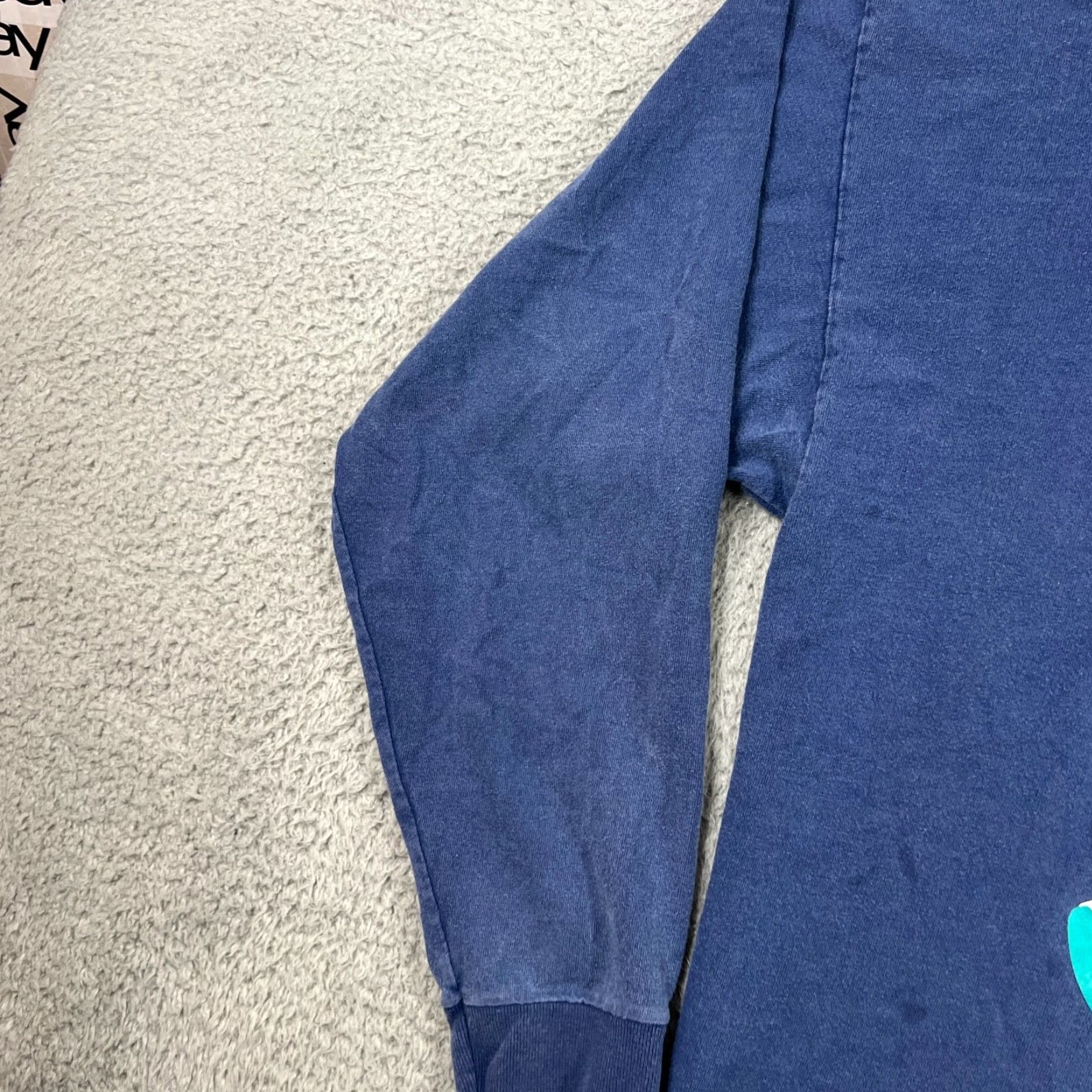 Vintage VINTAGE Ranger Boats Shirt Men M Blue Long Sleeve Crew Neck Logo Fishing Outdoor 1990s Geared for Sports Bass Fisherman Shirt Size US M / EU 48-50 / 2 - 7 Thumbnail