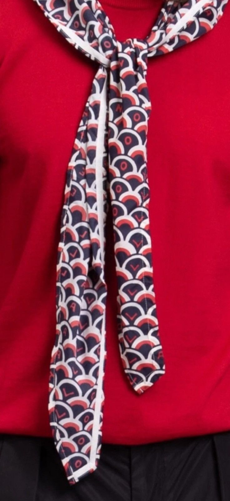 Valentino Valentino Headscarf in Red & Blue Size ONE SIZE - 1 Thumbnail