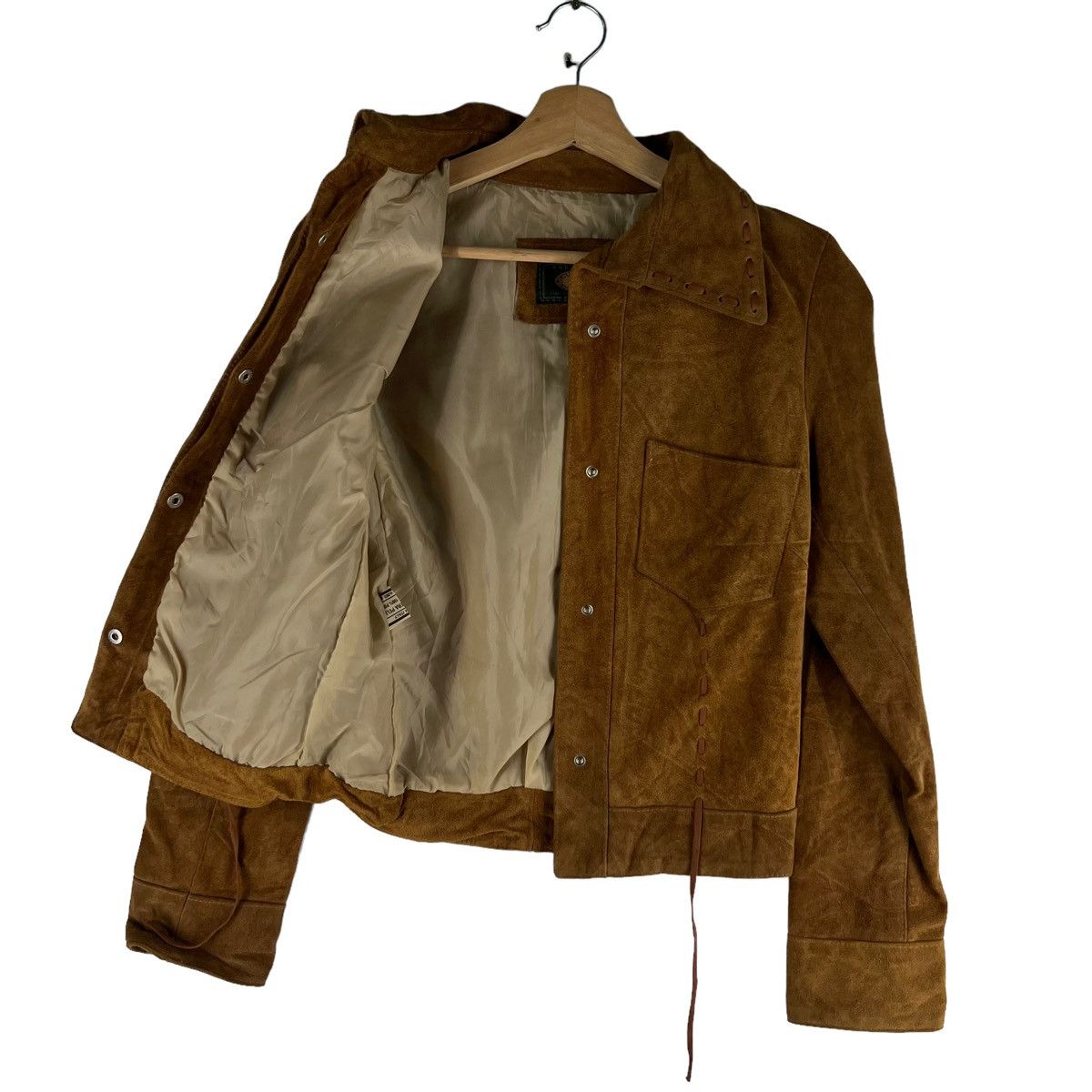Vera Pelle Biker Leather Jacket Suede Vera Pelle Cuoieria Issey Miyake Size S / US 4 / IT 40 - 10 Thumbnail