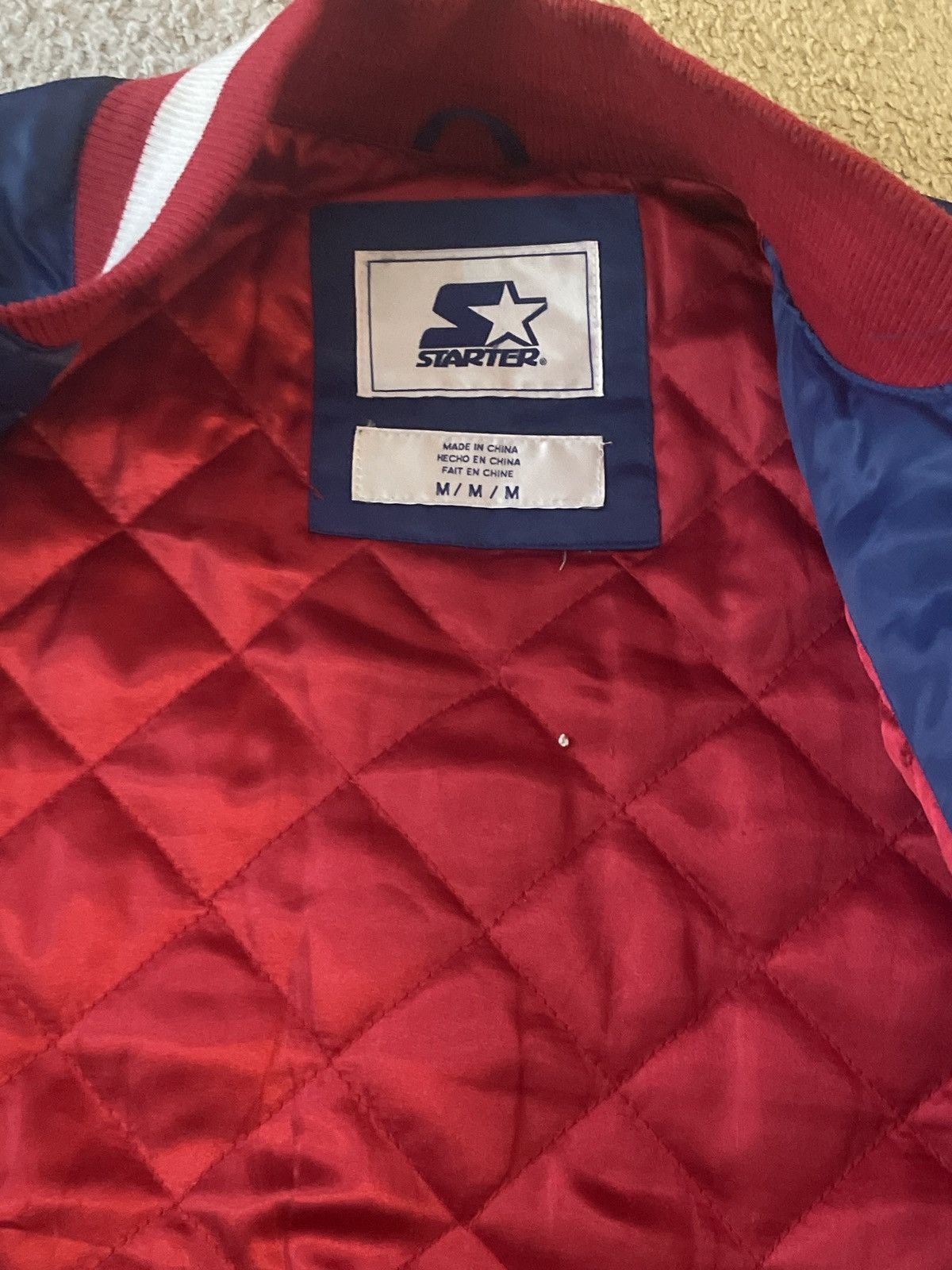 Starter NY Giants Varsity Jacket Size US M / EU 48-50 / 2 - 2 Thumbnail
