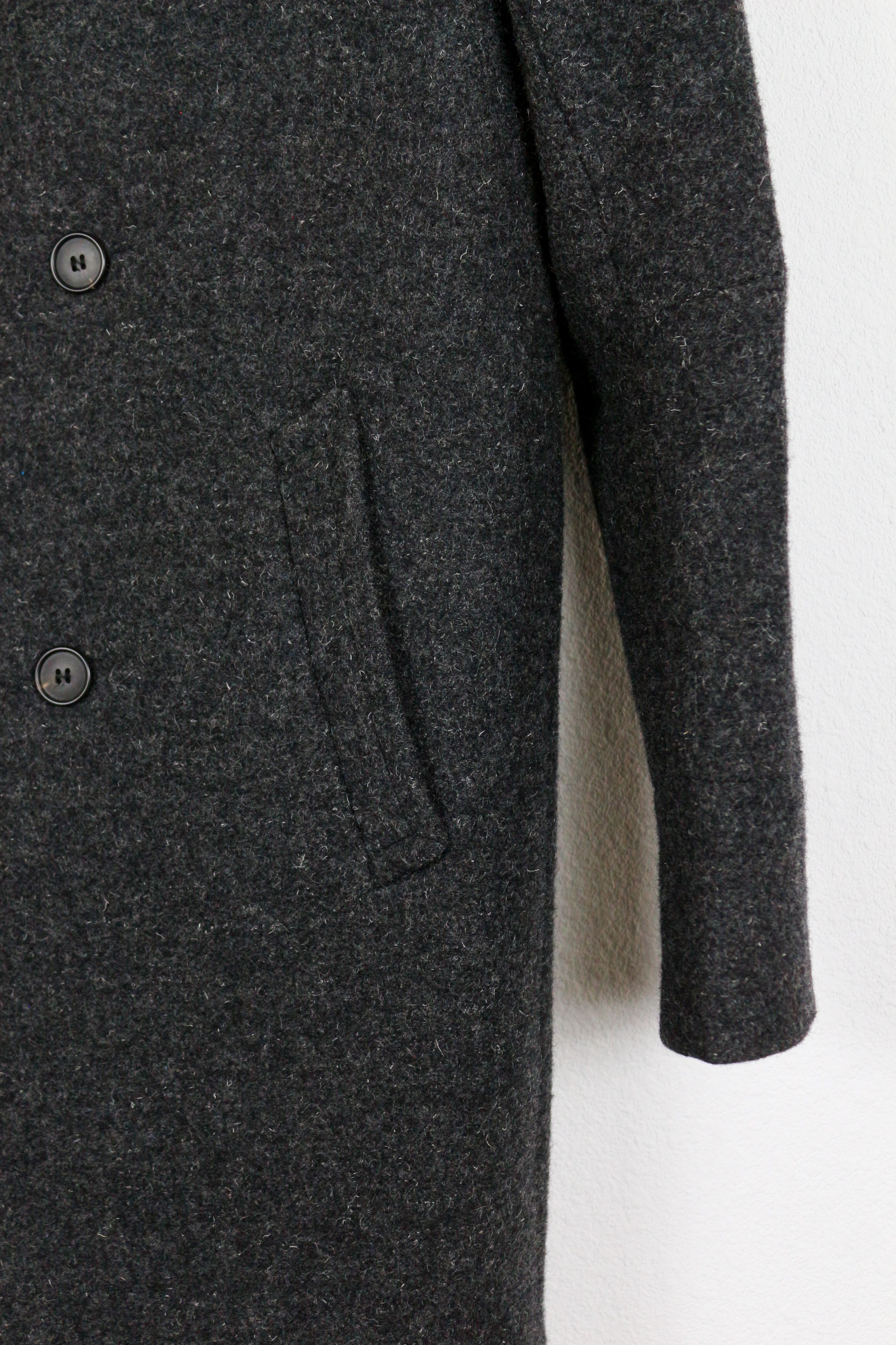 Allsaints Allsaints Double Breasted Gable Wool Coat Size US S / EU 44-46 / 1 - 4 Thumbnail