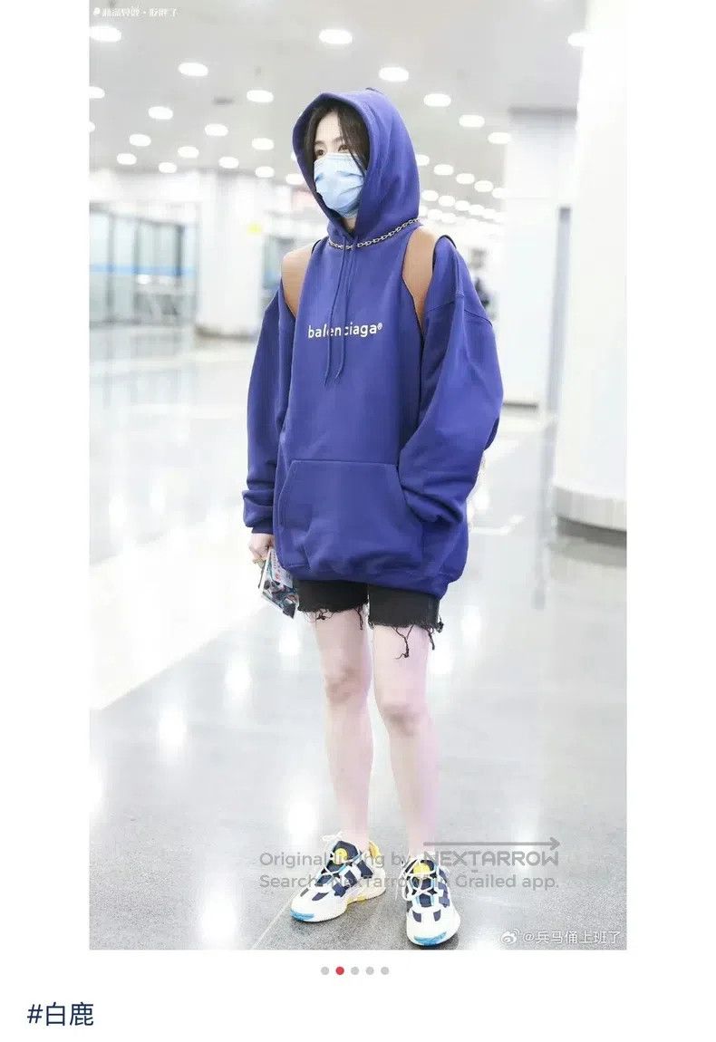 Balenciaga Balenciaga Navy Blue Mailbox Alphabet Logo Hoodie Size OS Size US XS / EU 42 / 0 - 9 Thumbnail