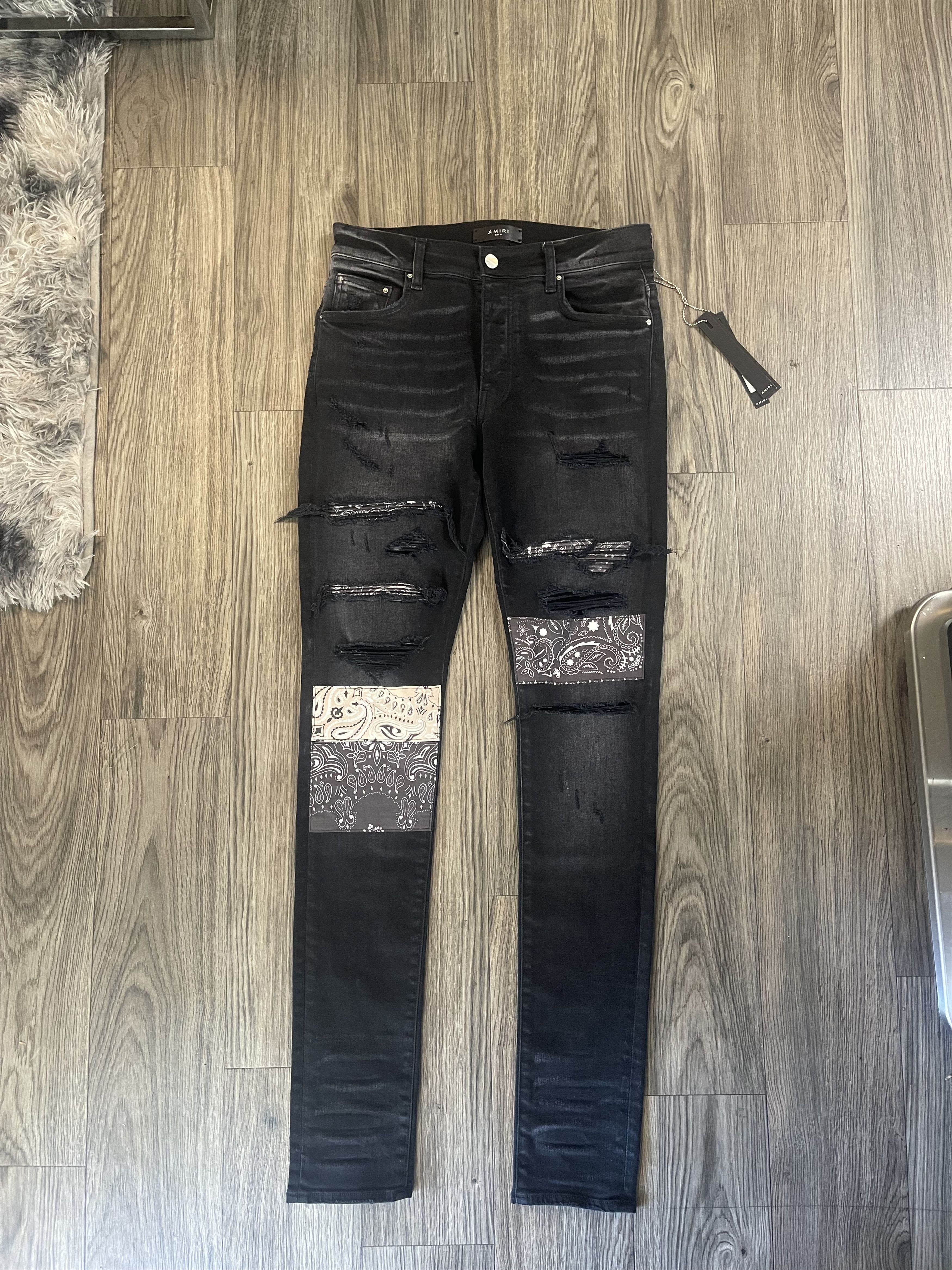 Amiri Amiri jeans bandana vintage Size US 31 - 1 Thumbnail