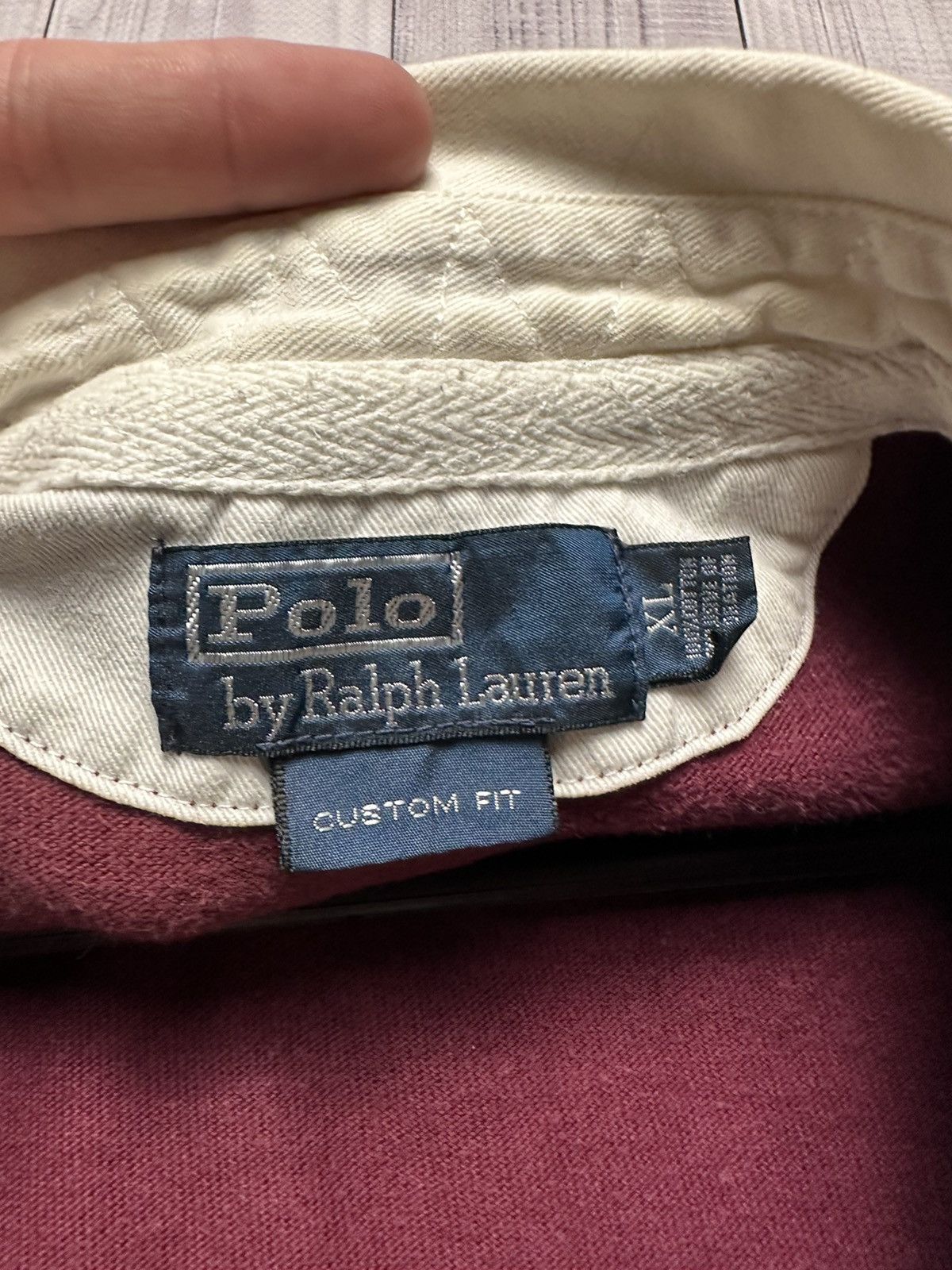 Other Vintage Polo Ralph Lauren striped rugby jersey size XL rare Size US XL / EU 56 / 4 - 5 Thumbnail