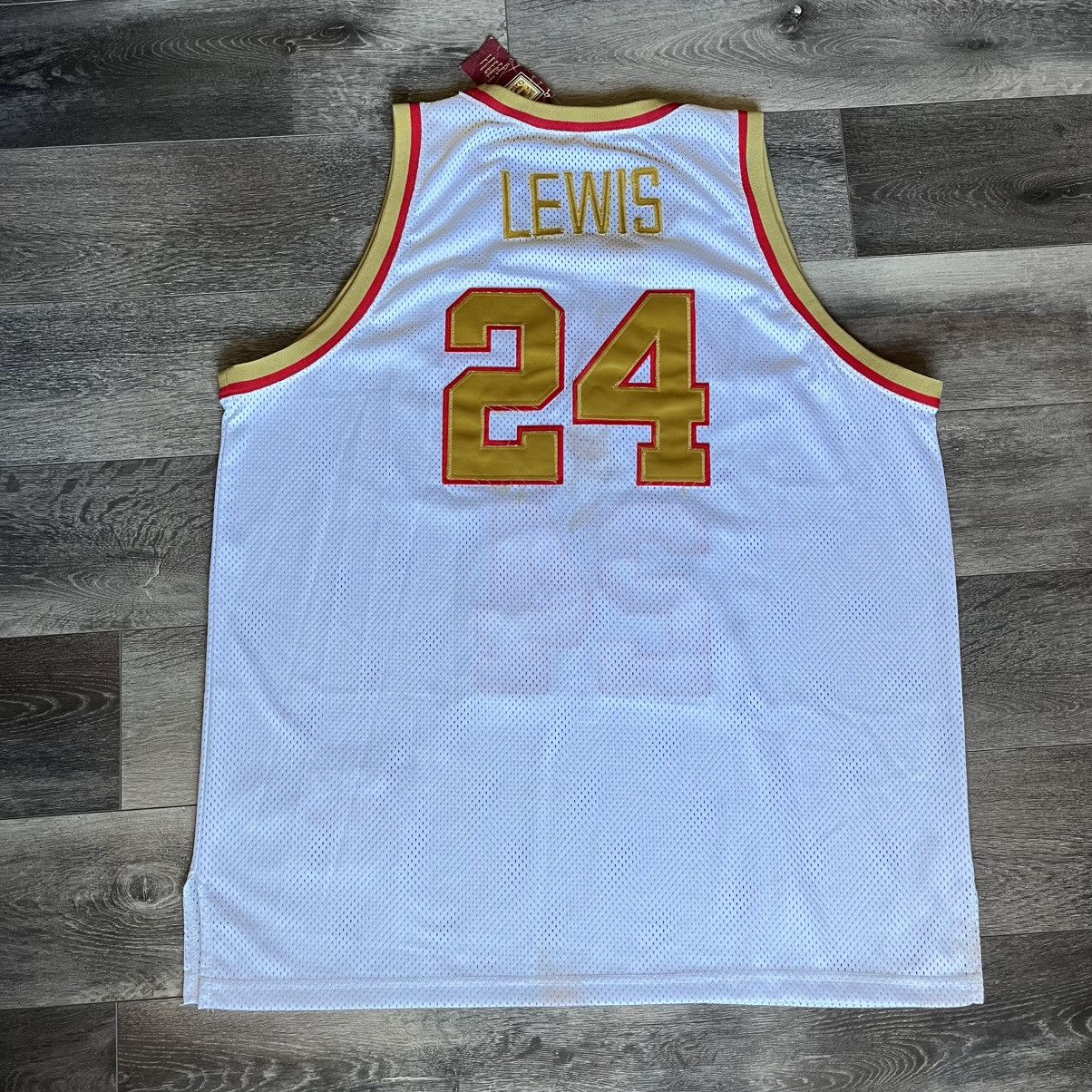Mitchell & Ness × NBA × Vintage Vintage 1990s NBA Hardwood Classics Condors Lewis #24 Jersey Size US XL / EU 56 / 4 - 2 Thumbnail