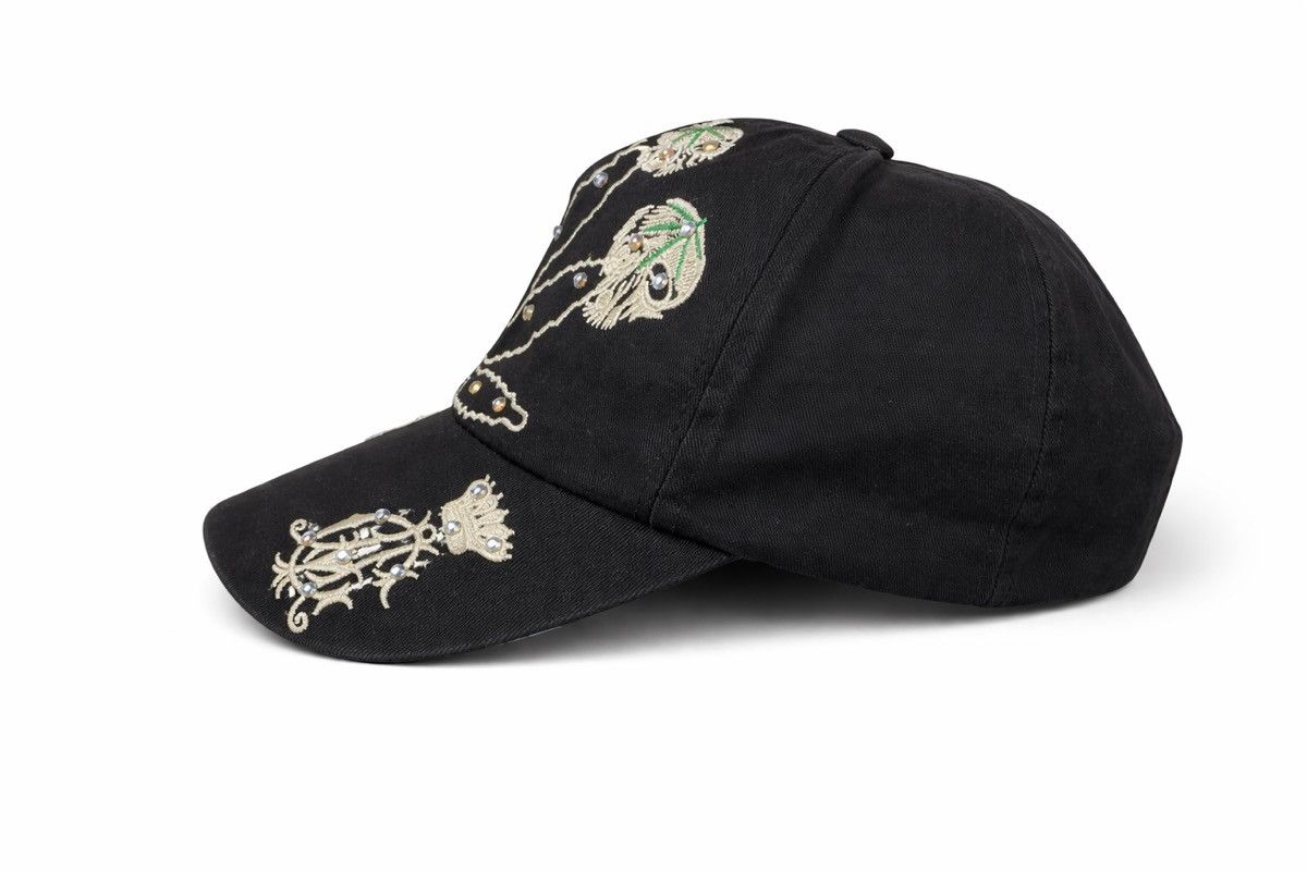 Christian Audigier Christian Audigier Los Angeles Embroidered Denim Brim Cap Size ONE SIZE - 2 Thumbnail