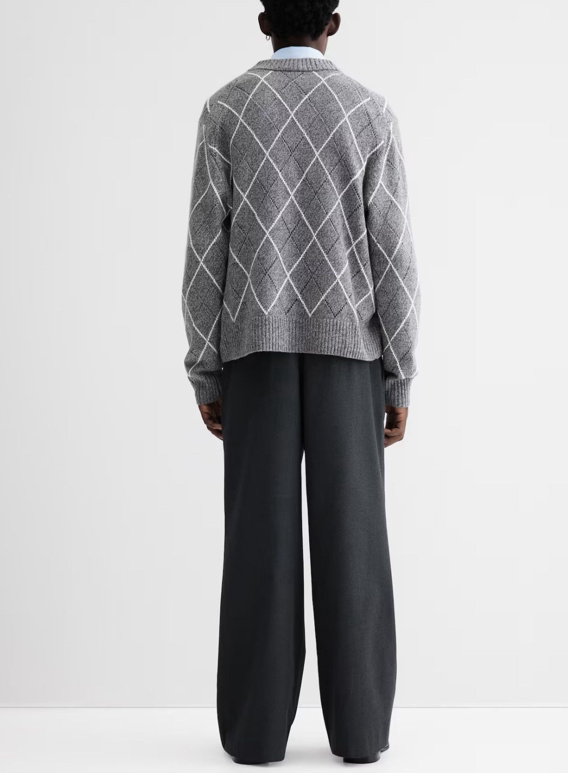H&M H&M Men’s GRAY Wool Blend sweater Size US S / EU 44-46 / 1 - 5 Thumbnail